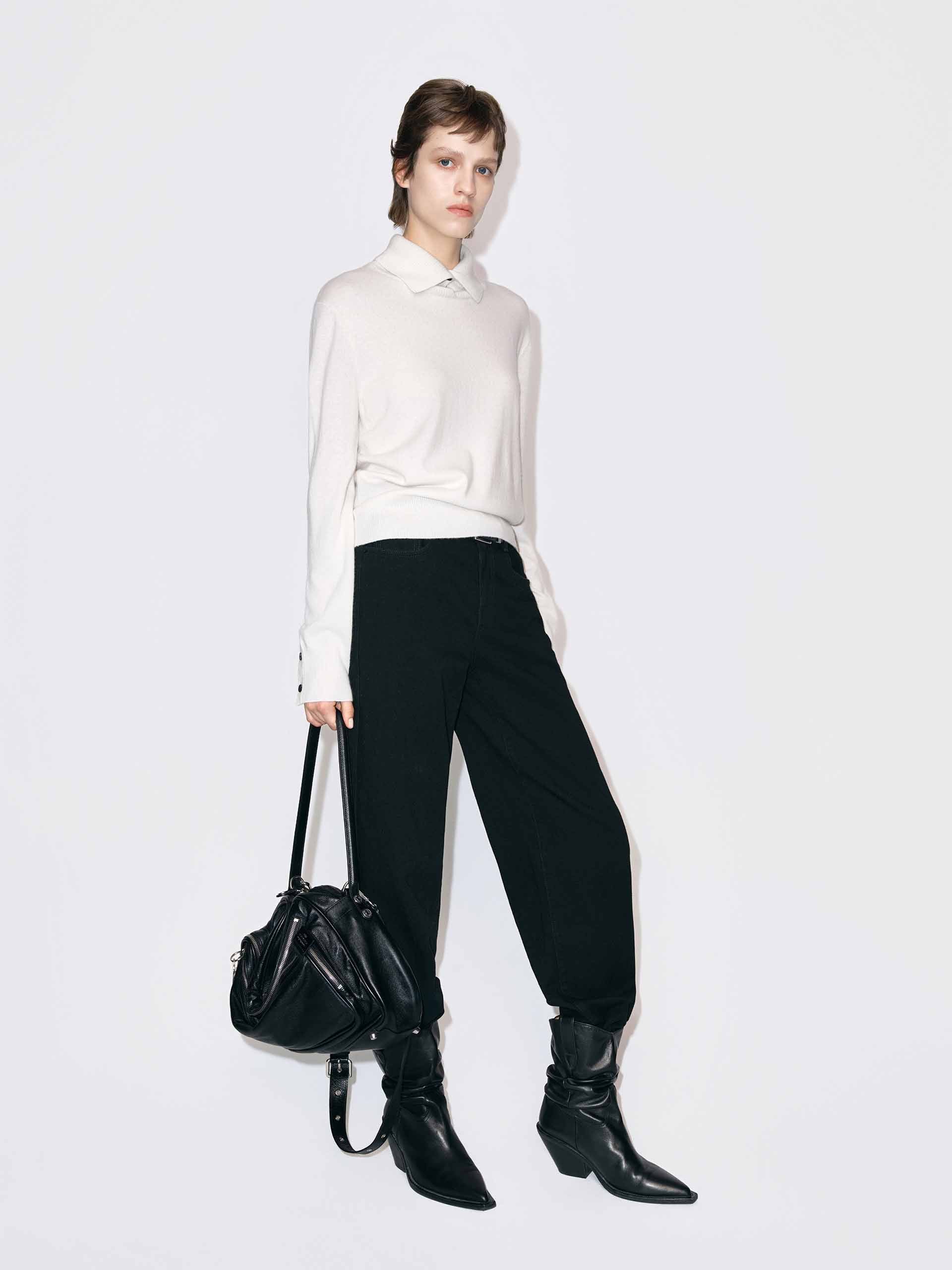 Ankle Length Black Jeans