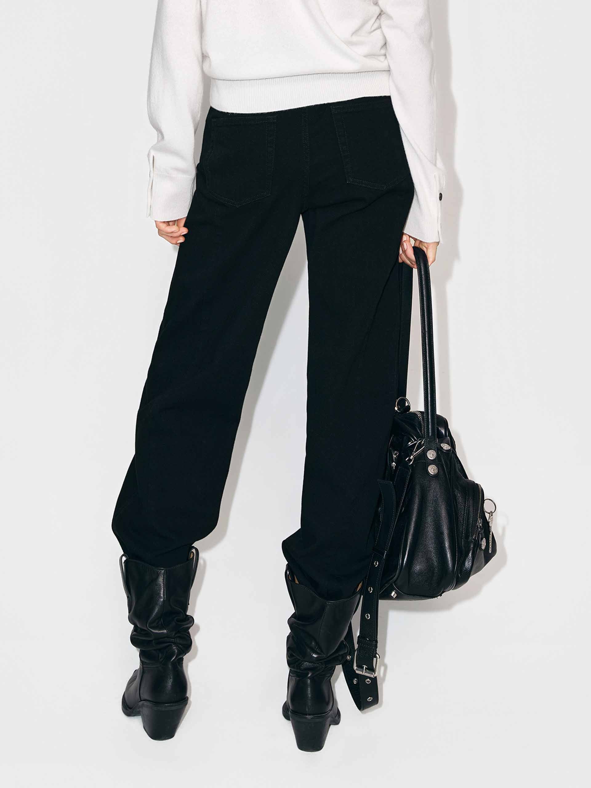 Ankle Length Black Jeans