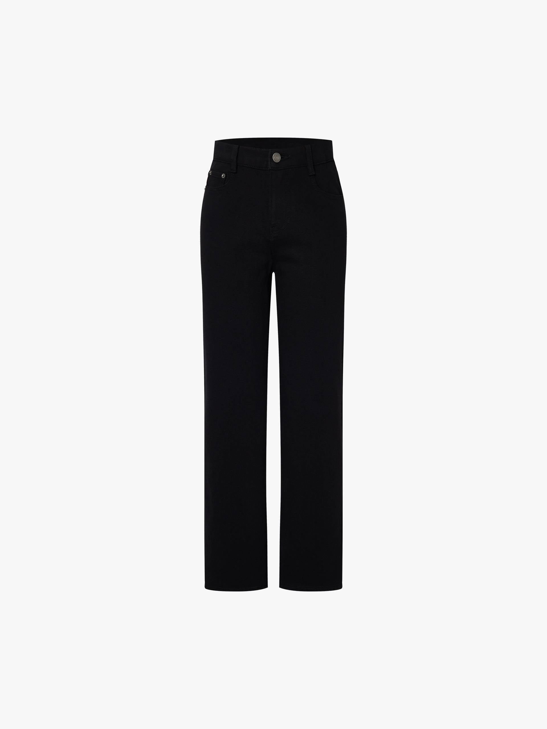 Ankle Length Black Jeans
