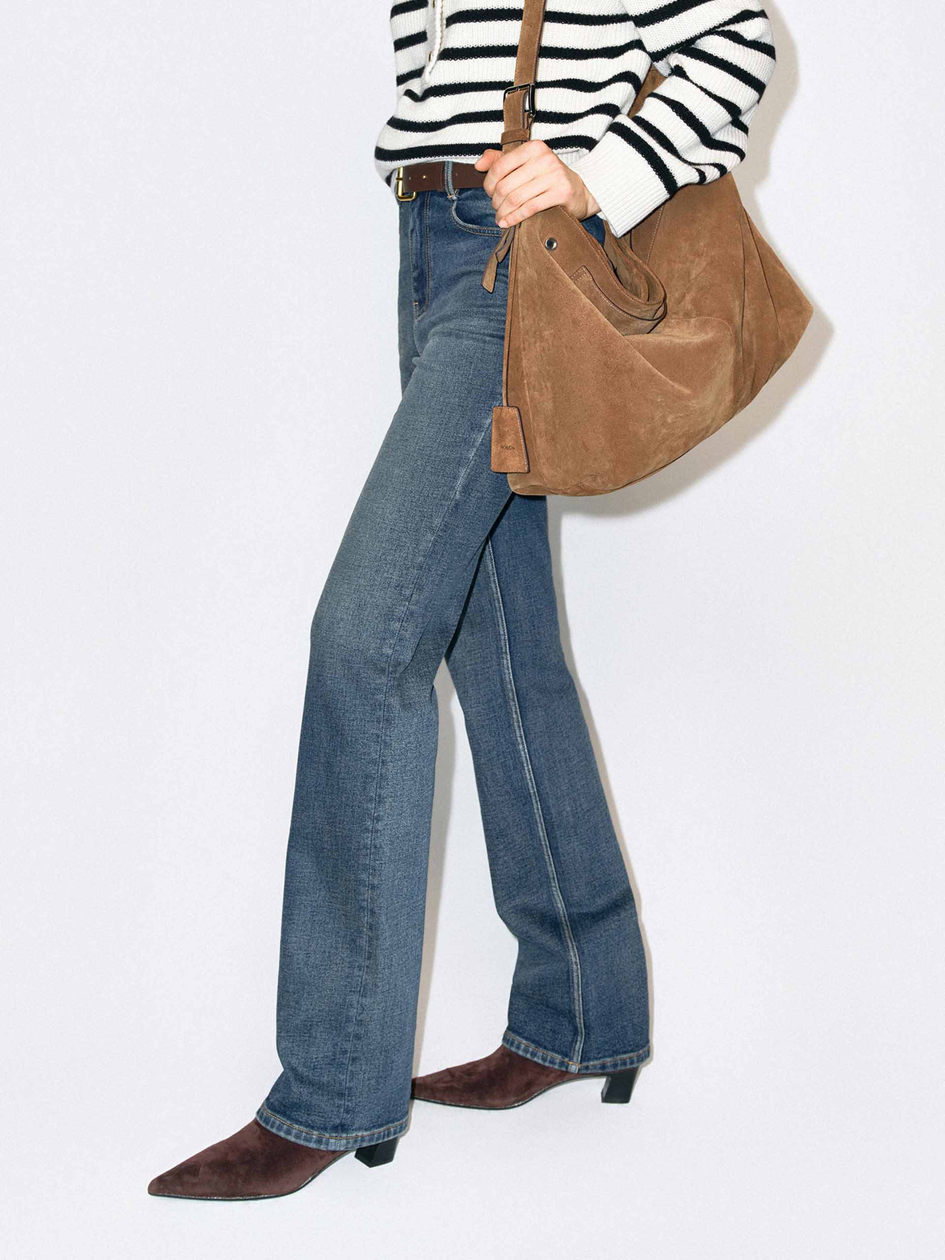Fitted Straight Cut Jeans