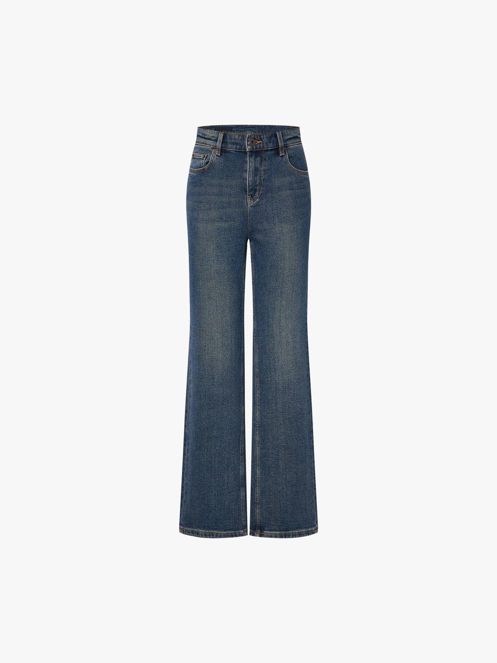 Fitted Straight Cut Jeans
