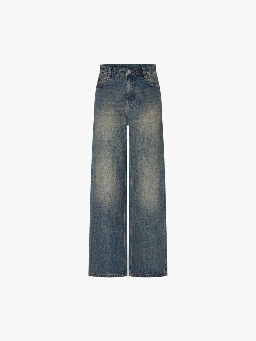 Hotfix Rhinestone Vintage Jeans