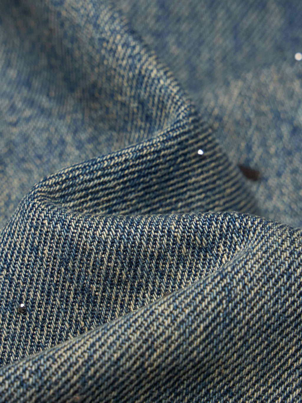 Hotfix Rhinestone Vintage Jeans