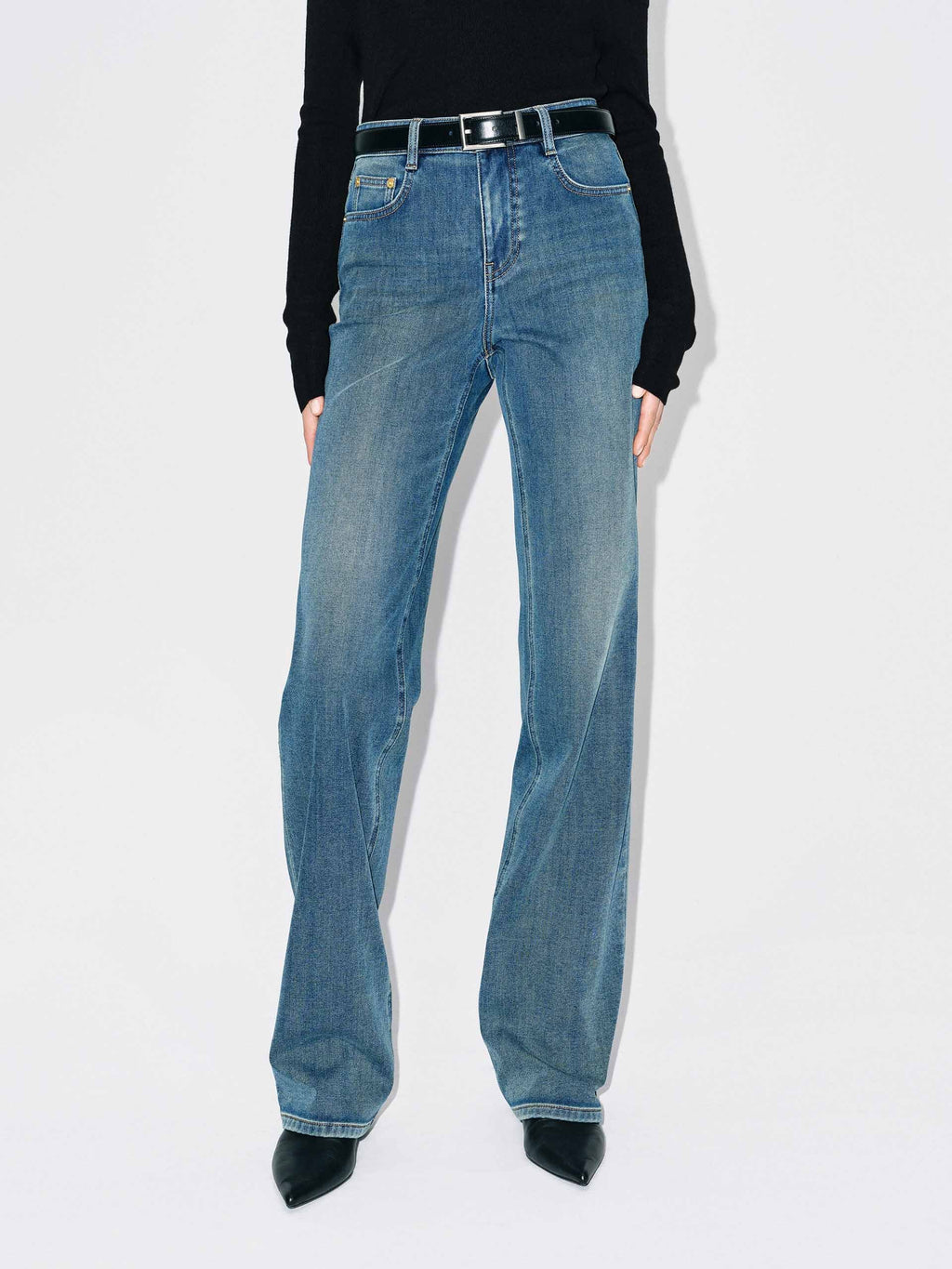 Classic Blue Straight Jeans