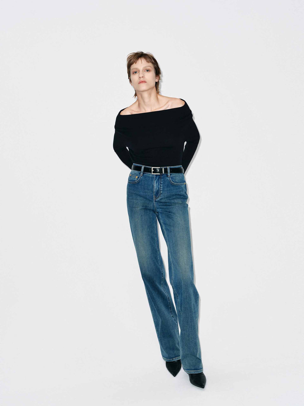 Classic Blue Straight Jeans