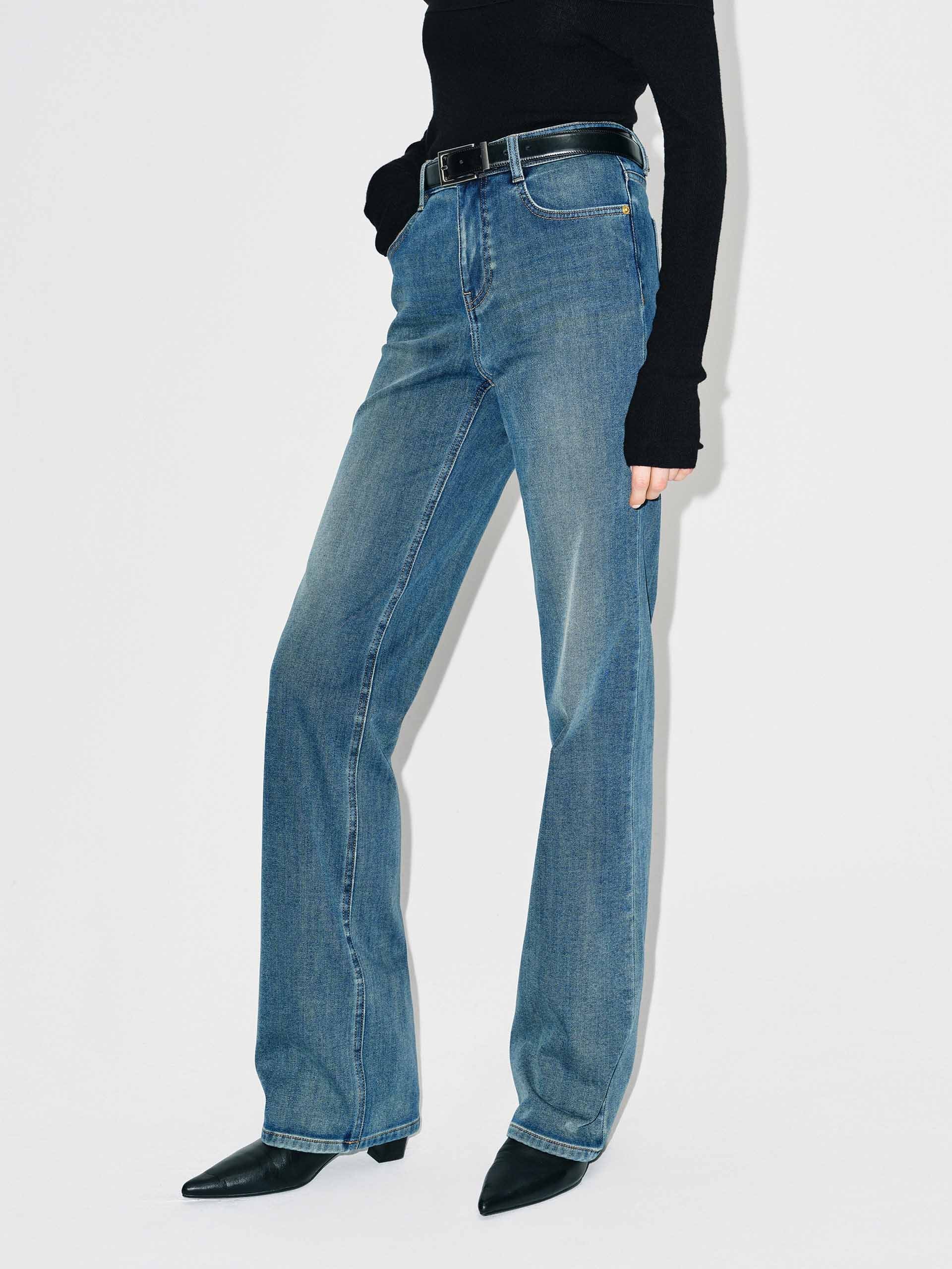 Classic Blue Straight Jeans