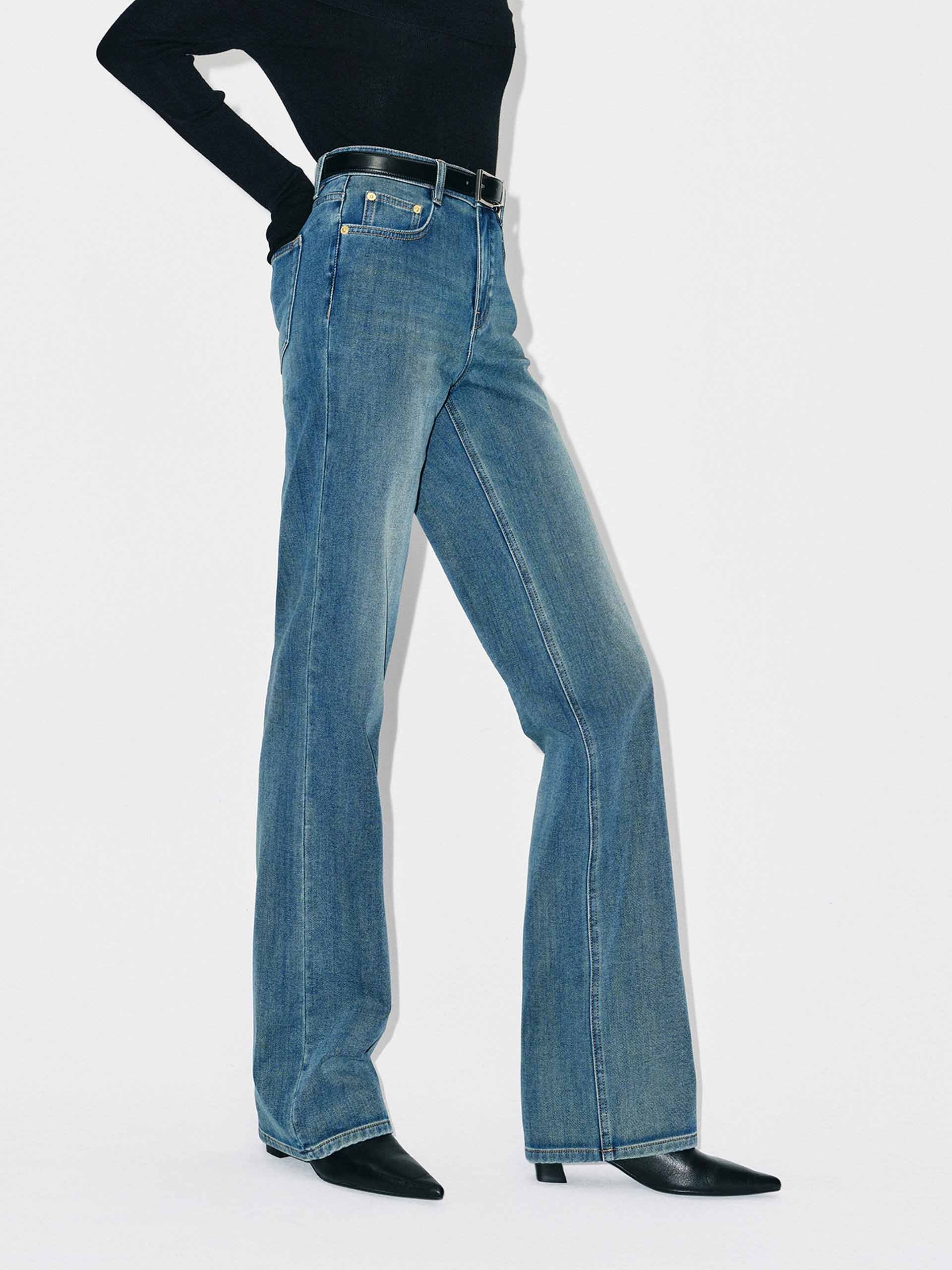 Classic Blue Straight Jeans