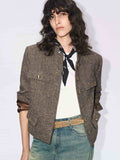 Donegal Tweed Button Jacket