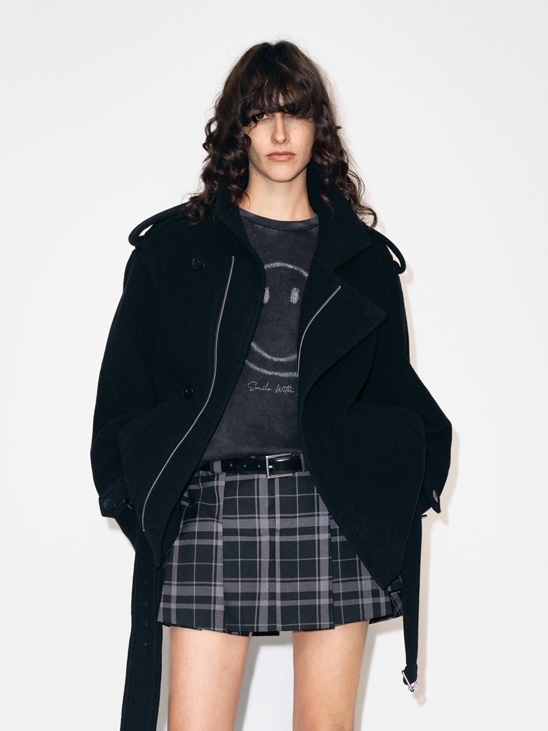 Wool Cashmere Lapel Jacket