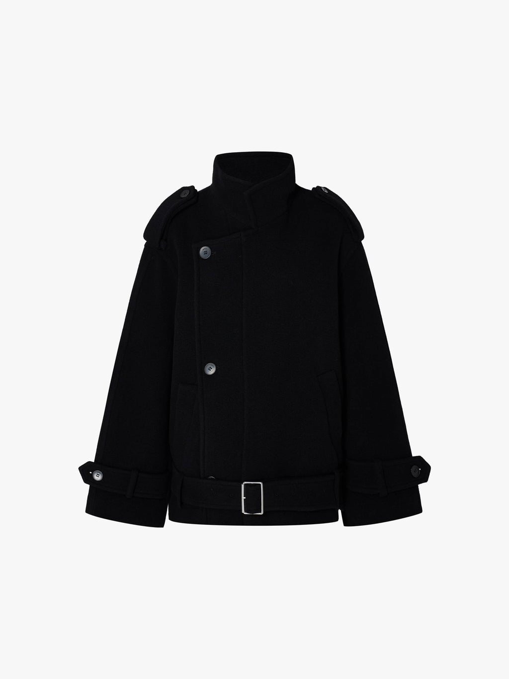 Wool Cashmere Lapel Jacket