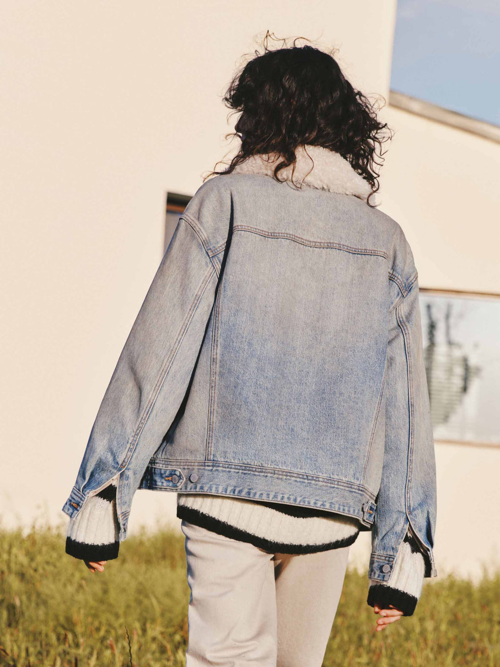 Fur Collar Denim Jacket