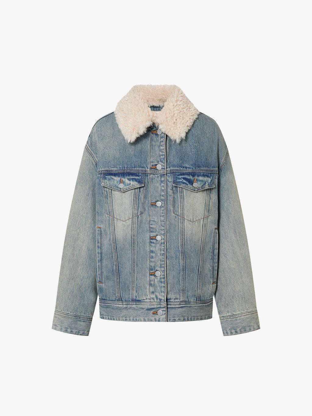 Fur Collar Denim Jacket