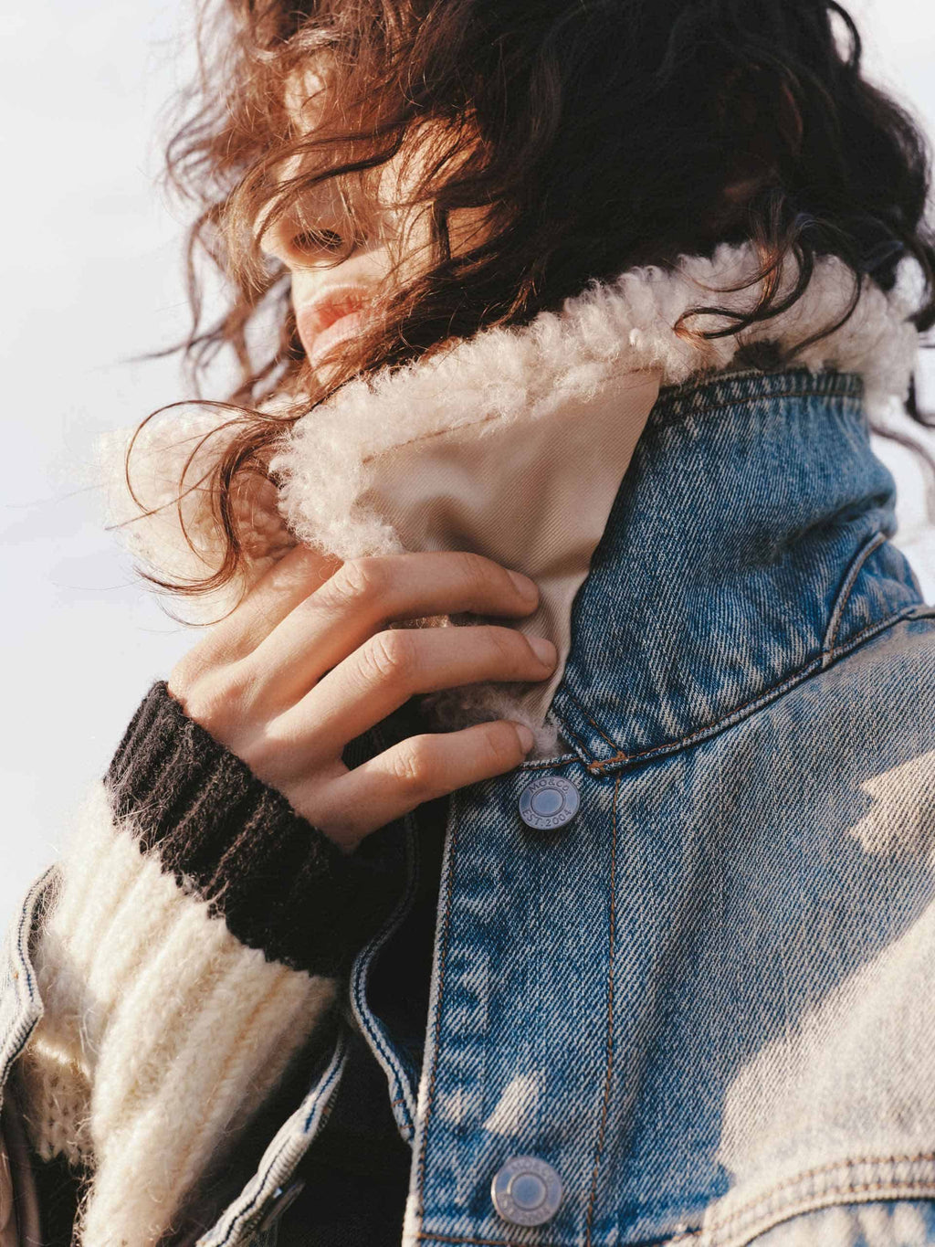 Fur Collar Denim Jacket