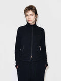 Black Two-way Zip Jacket