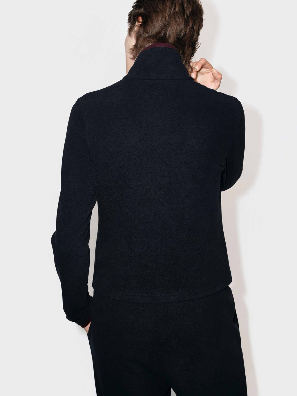 Black Two-way Zip Jacket
