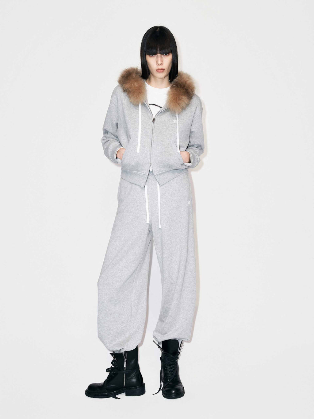 Fur Collar Hooded Jacket