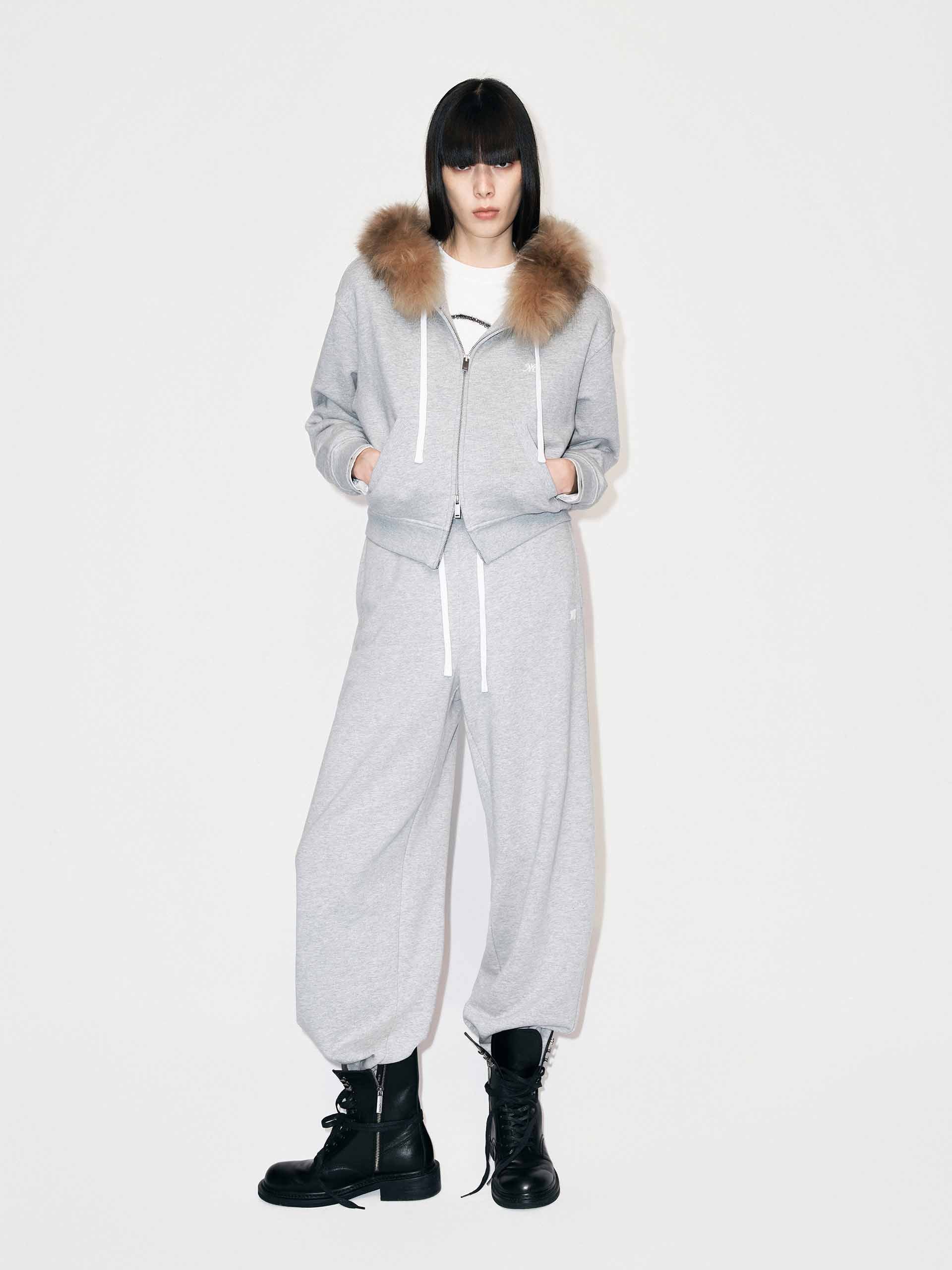Fur Collar Hooded Jacket