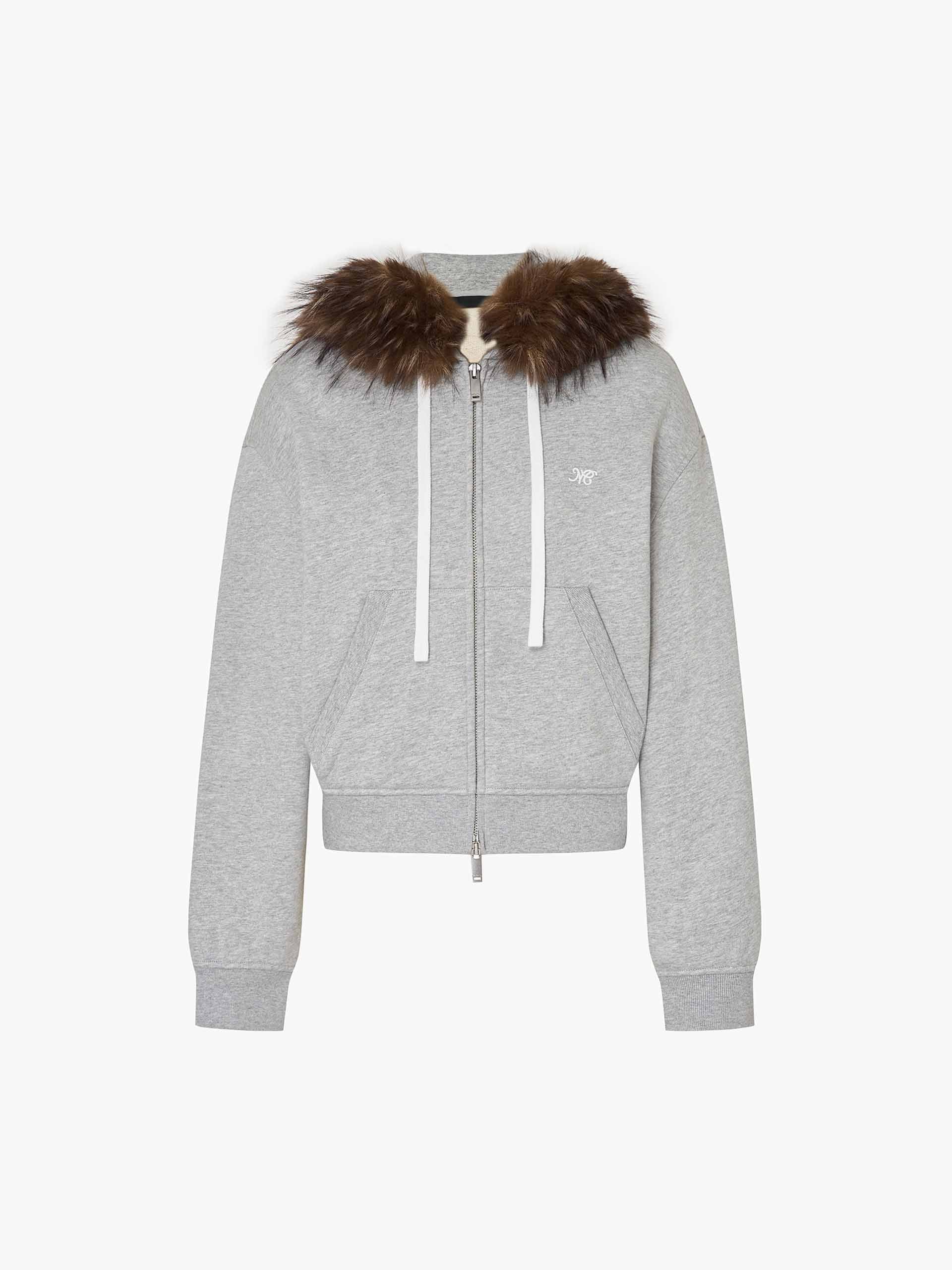 Fur Collar Hooded Jacket