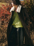 Detachable Fur Collar Overcoat