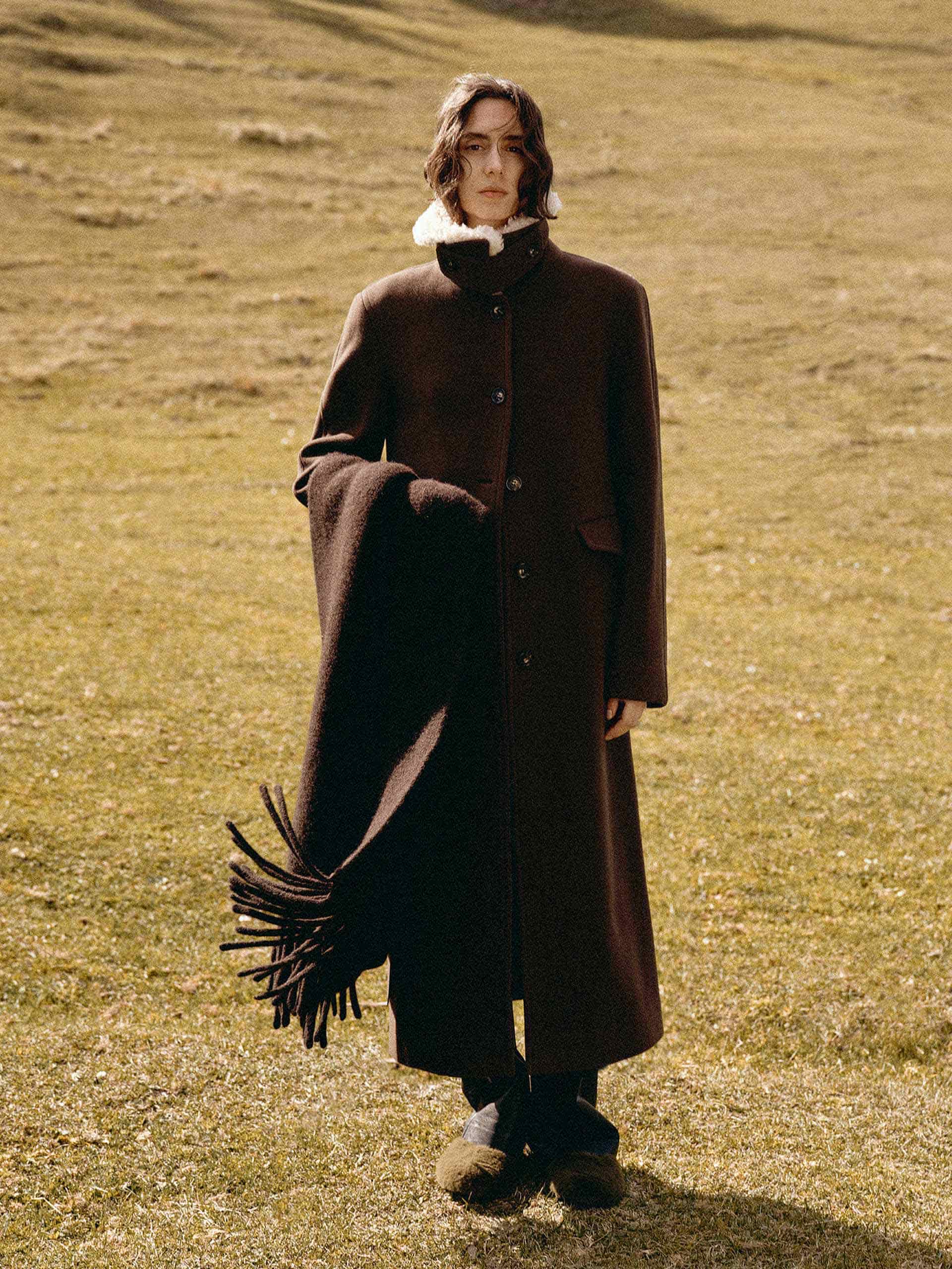 Detachable Fur Collar Overcoat