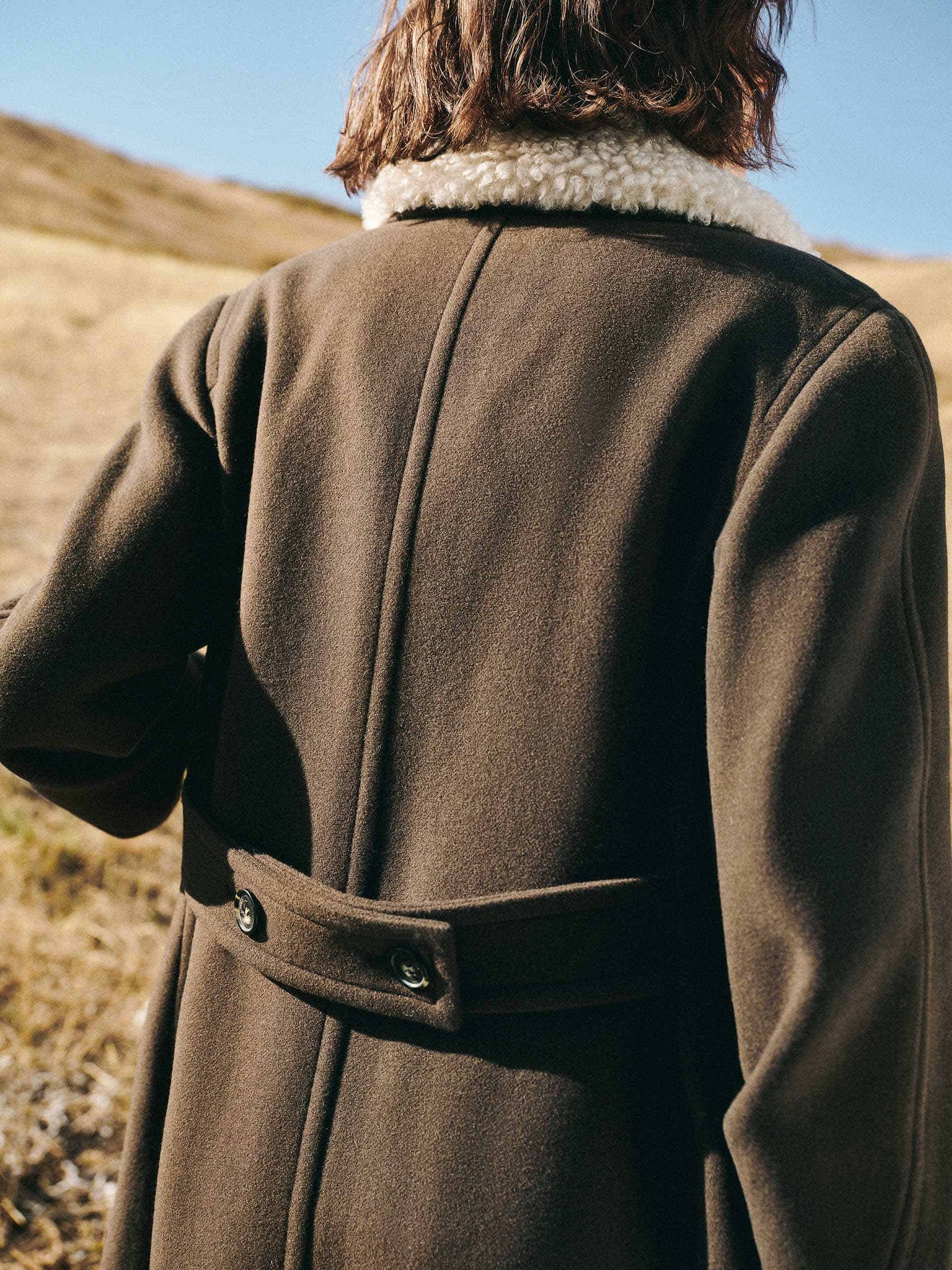 Detachable Fur Collar Overcoat