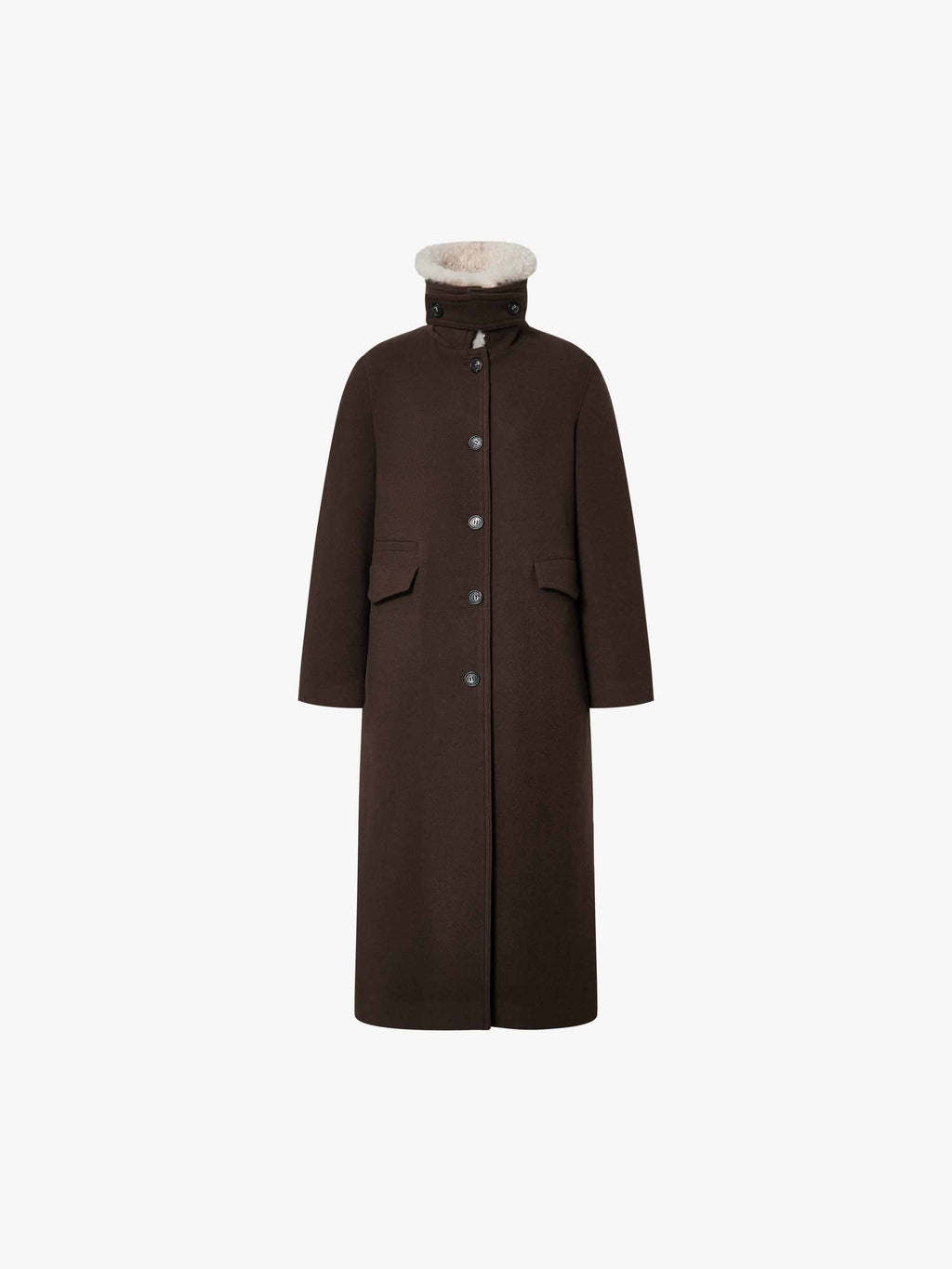 Detachable Fur Collar Overcoat
