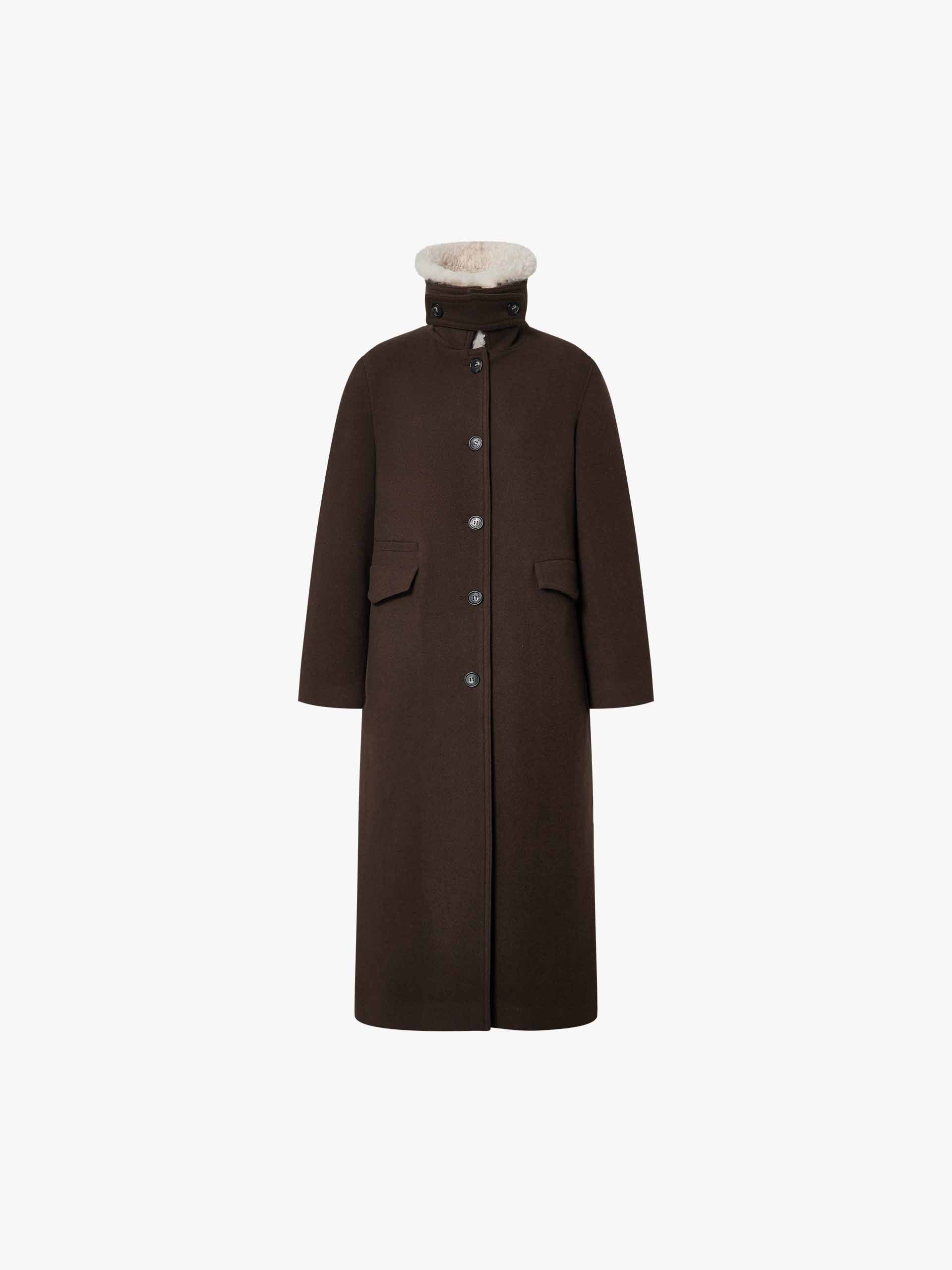Detachable Fur Collar Overcoat