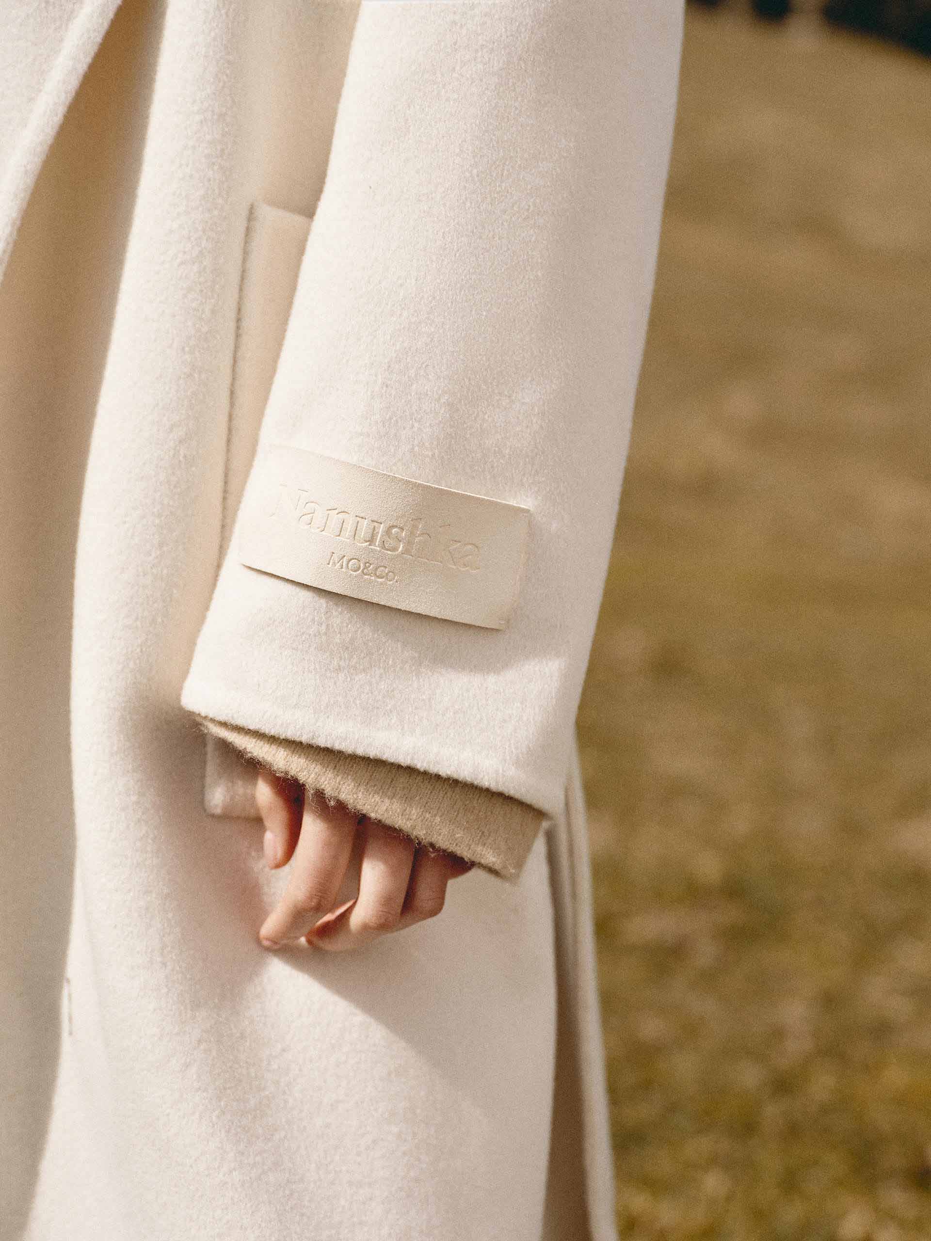 Naval Collar Belted Overcoat