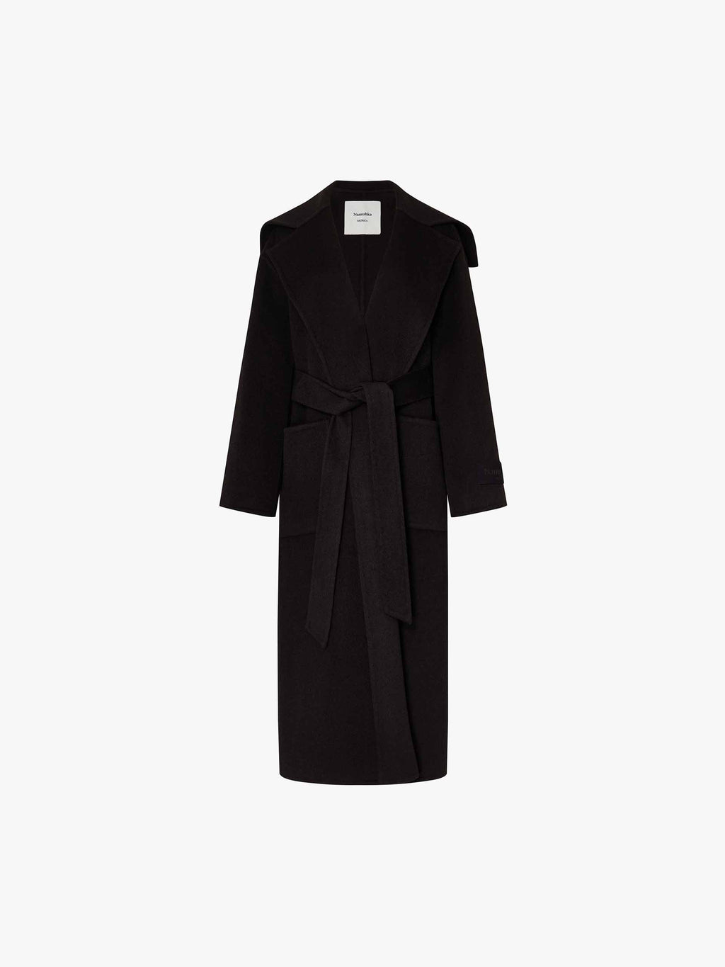 Naval Collar Belted Overcoat