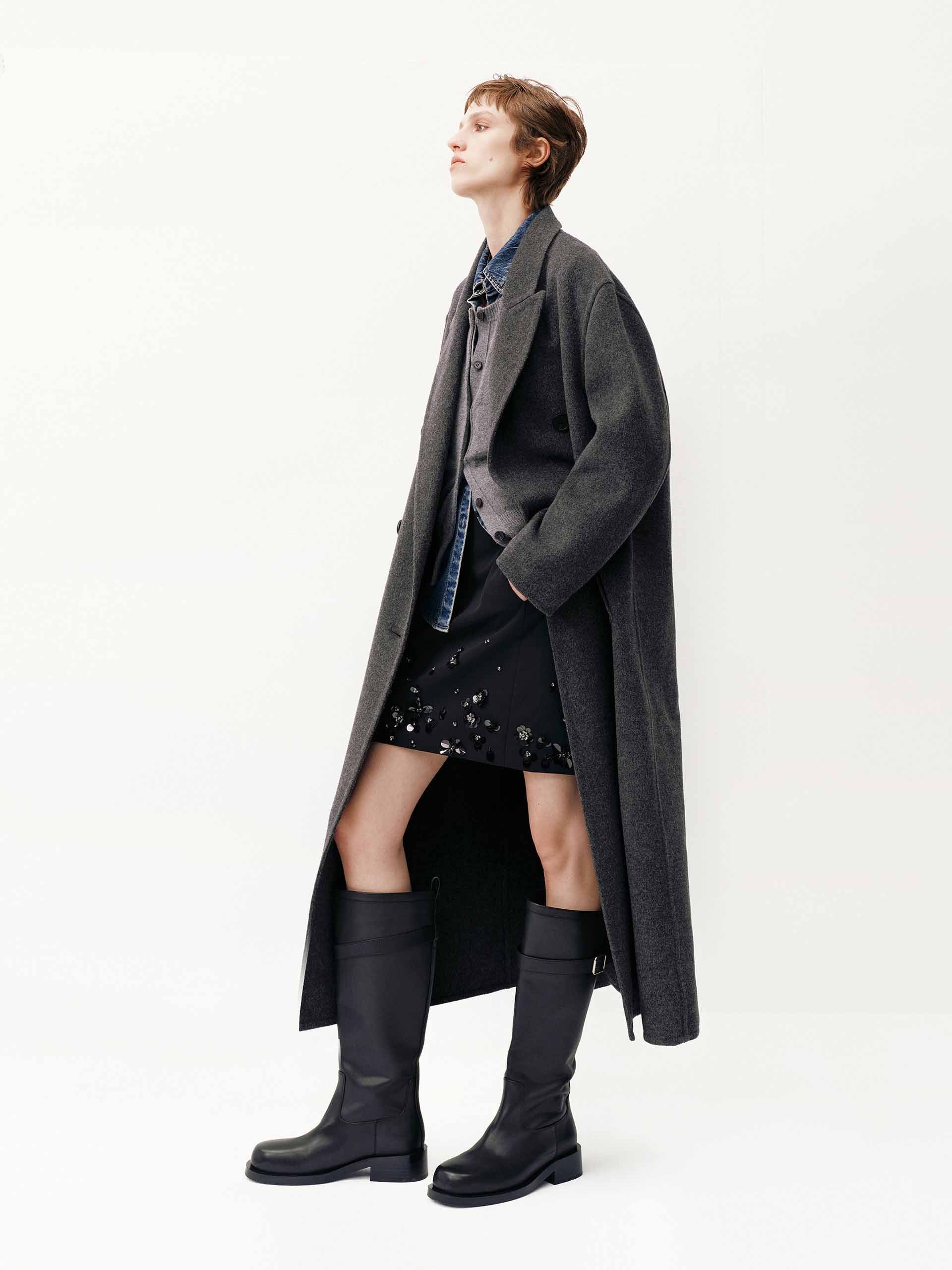 Longline Wool Coat