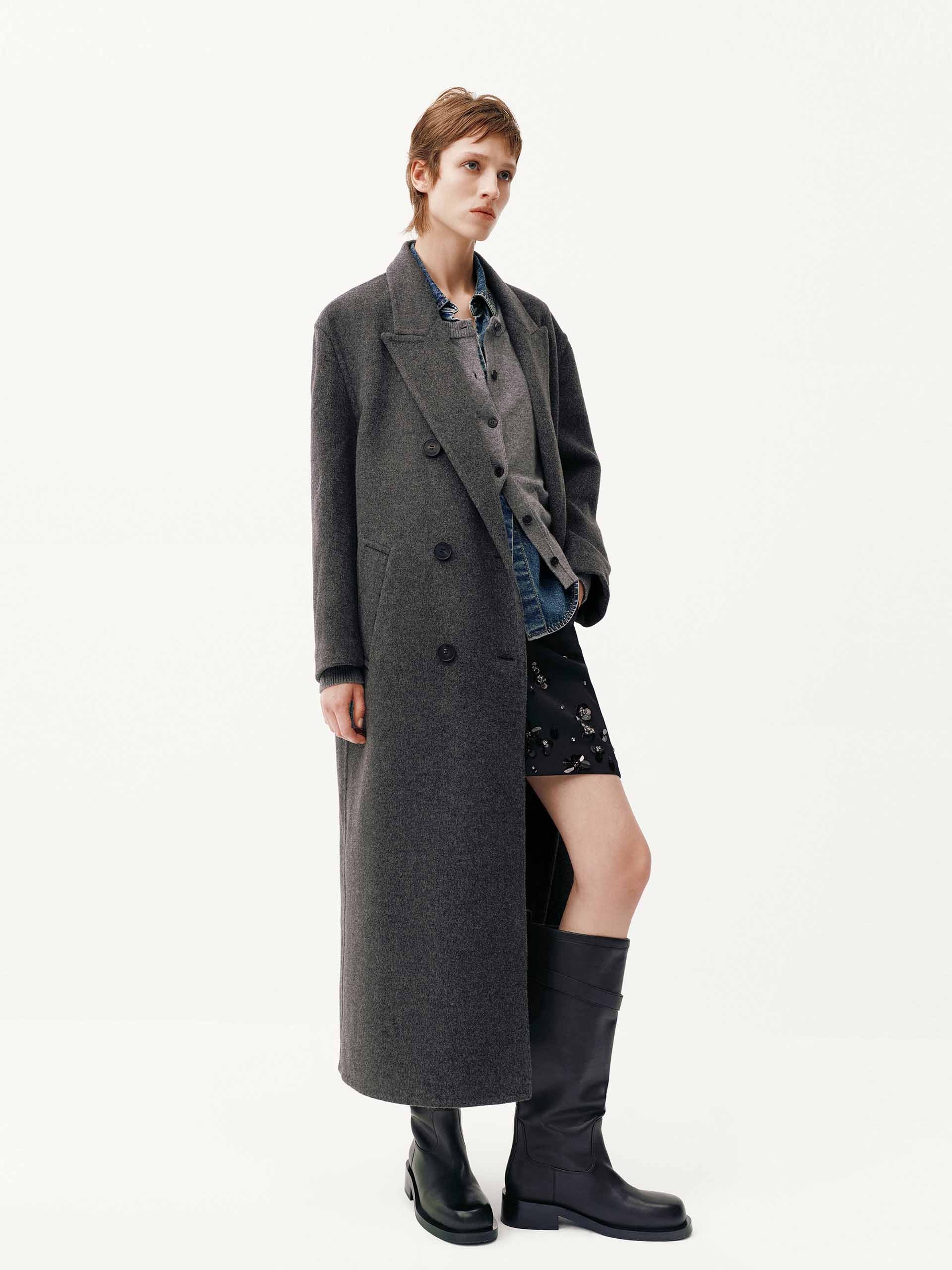 Longline Wool Coat