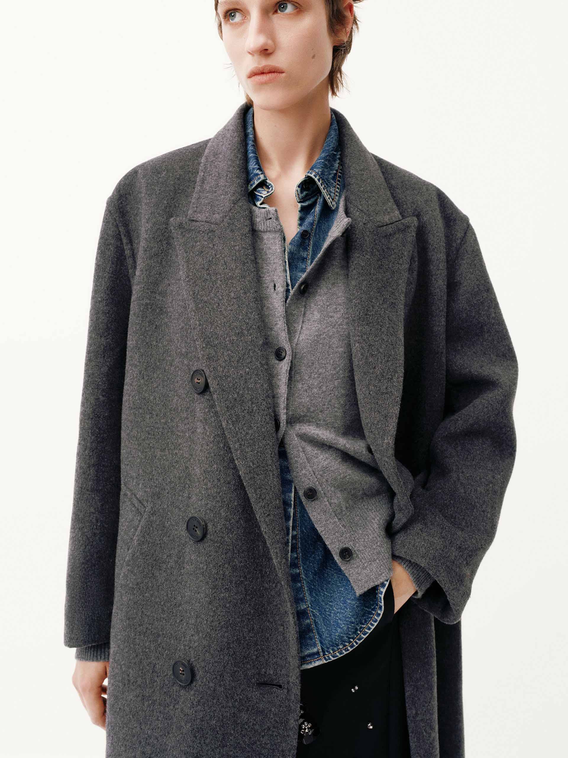 Longline Wool Coat