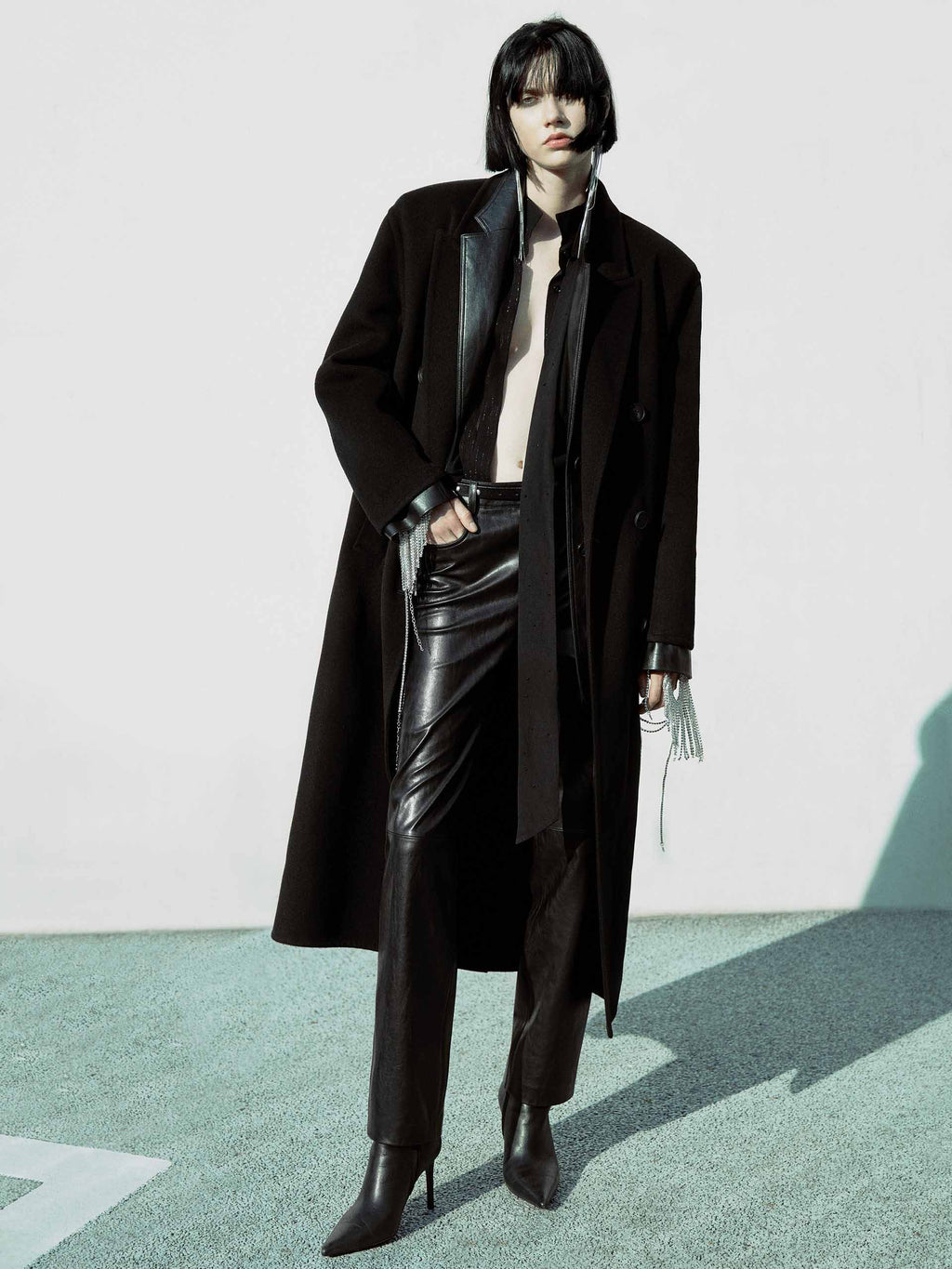 Longline Wool Coat