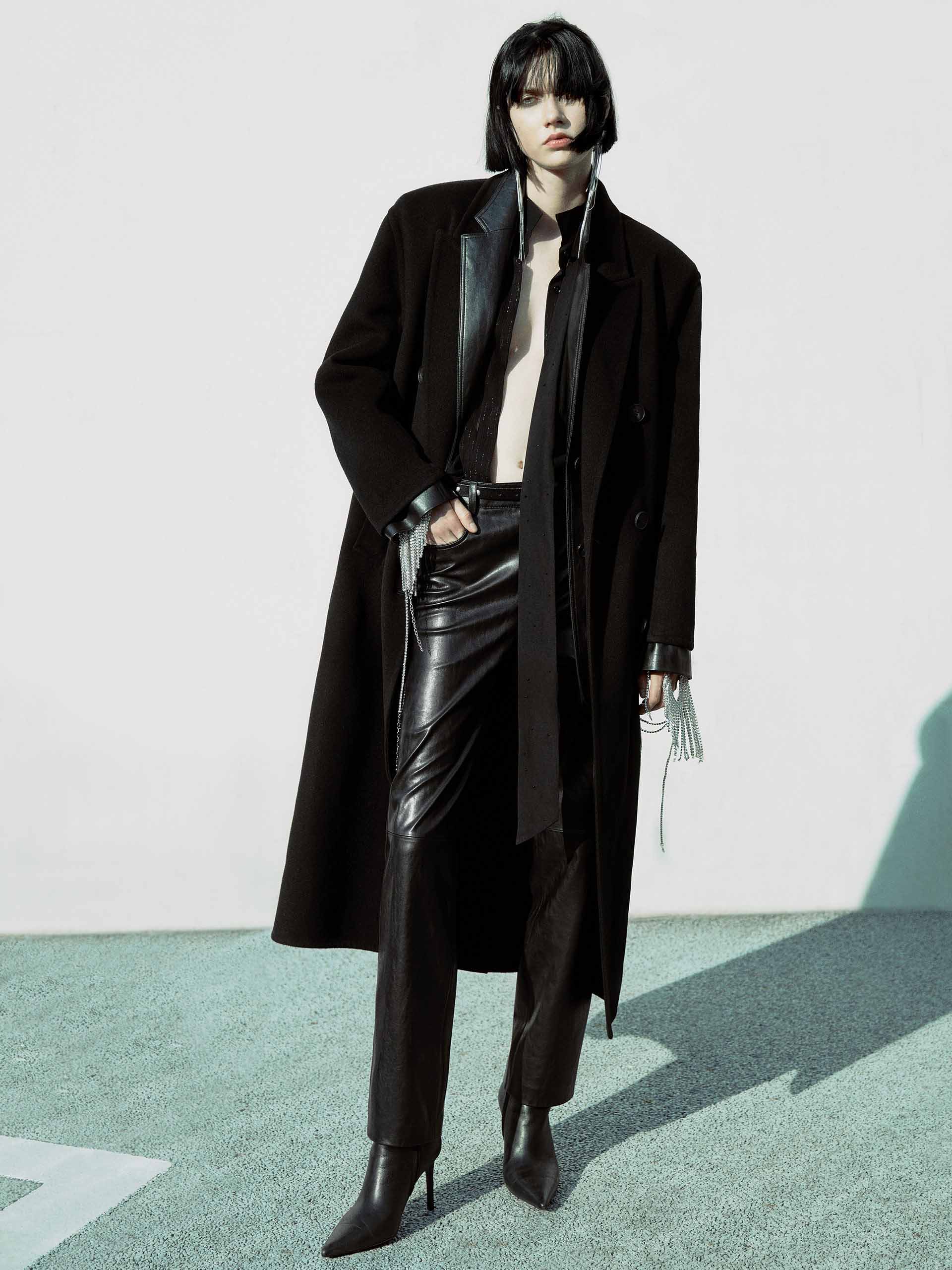 Longline Wool Coat