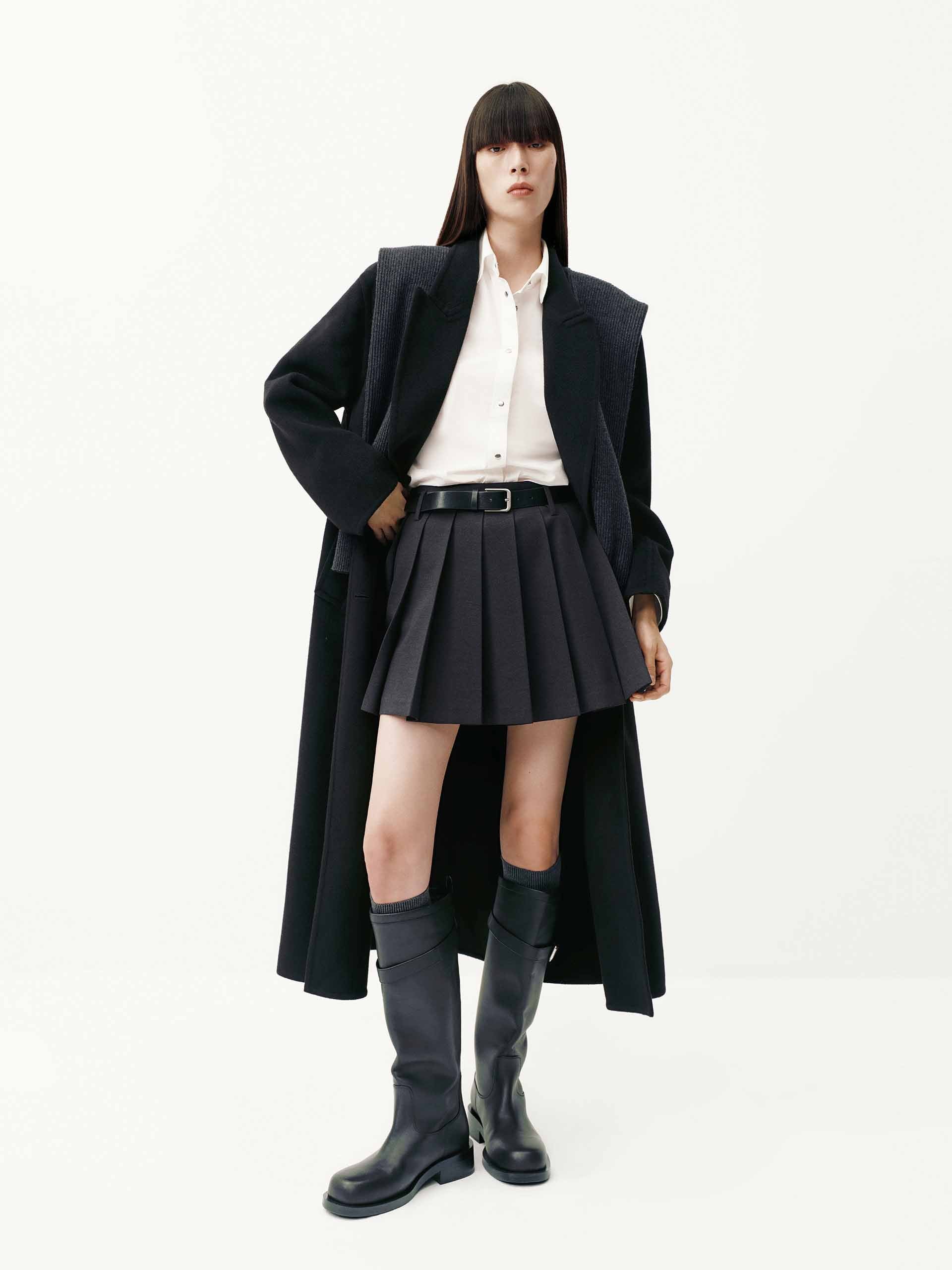 Longline Wool Coat