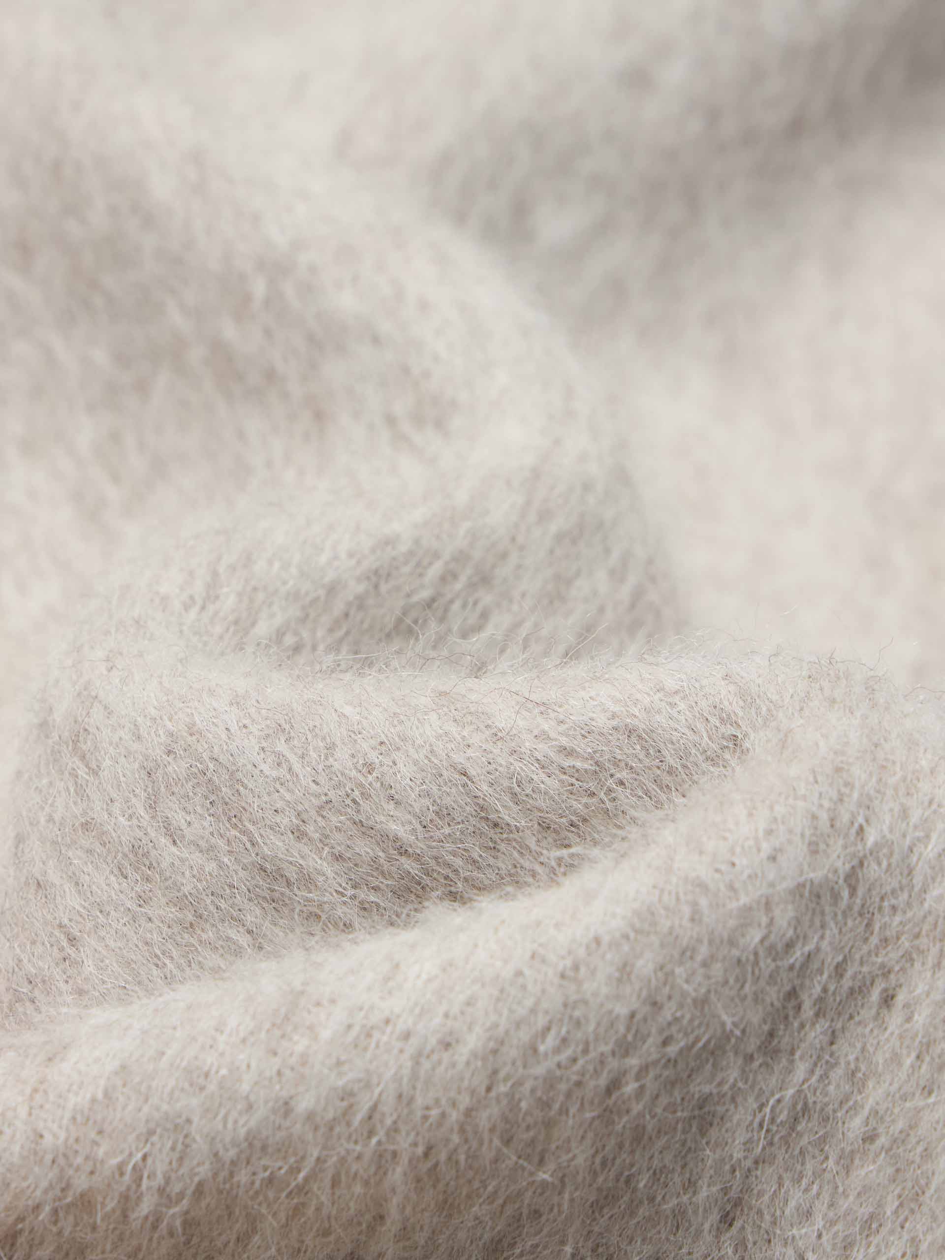 Brushed Lapel Overcoat