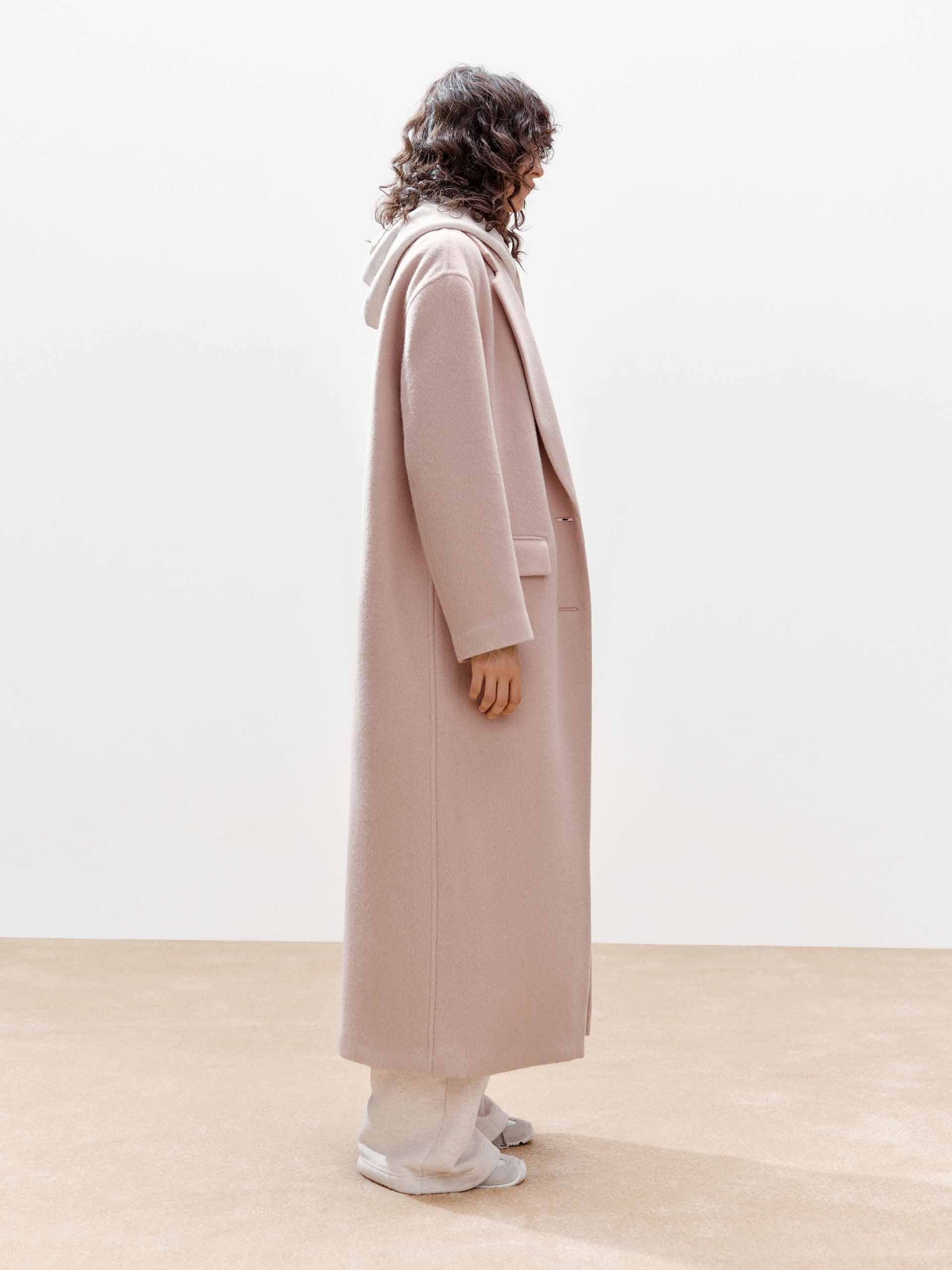 Wool Blend Long Coat