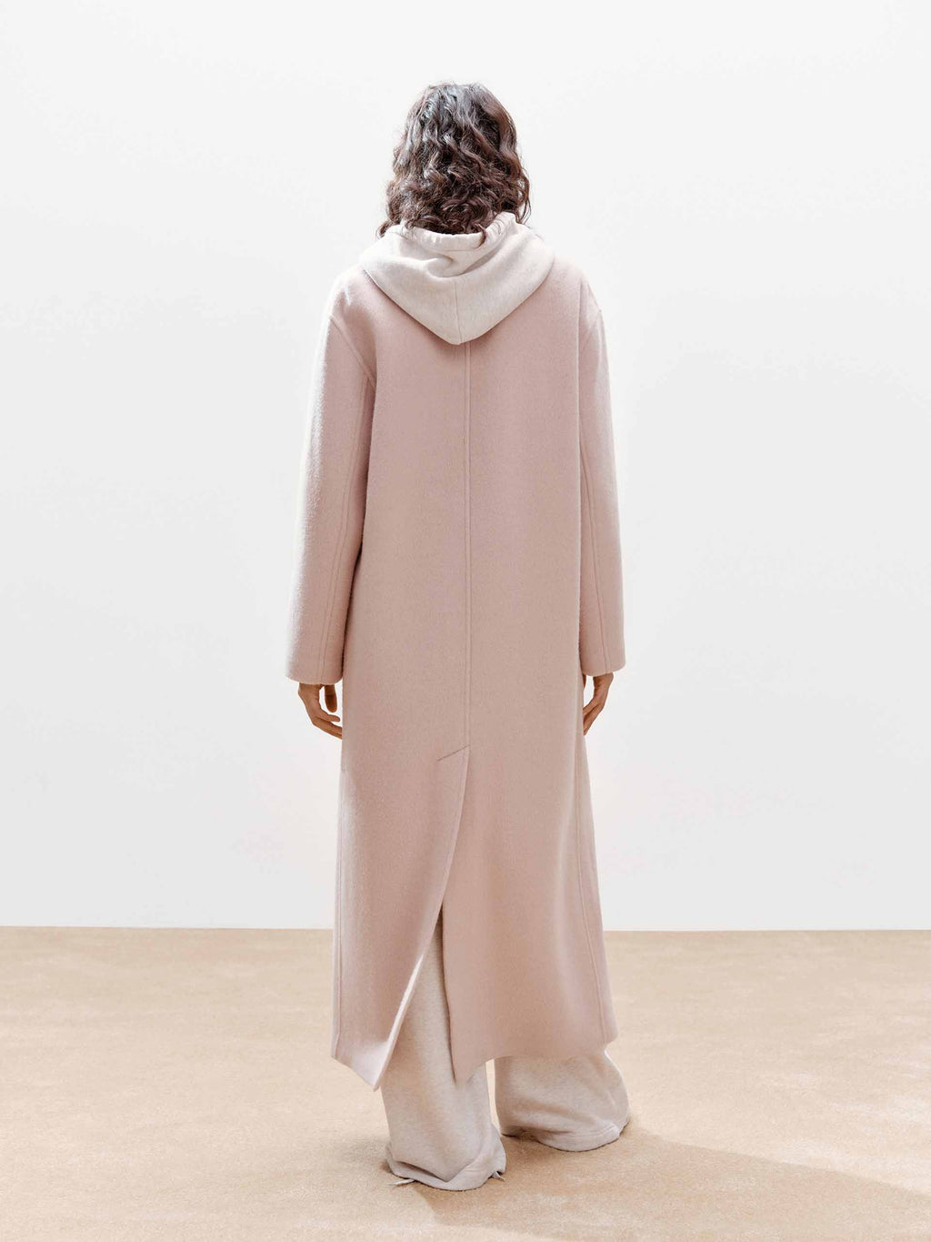 Wool Blend Long Coat