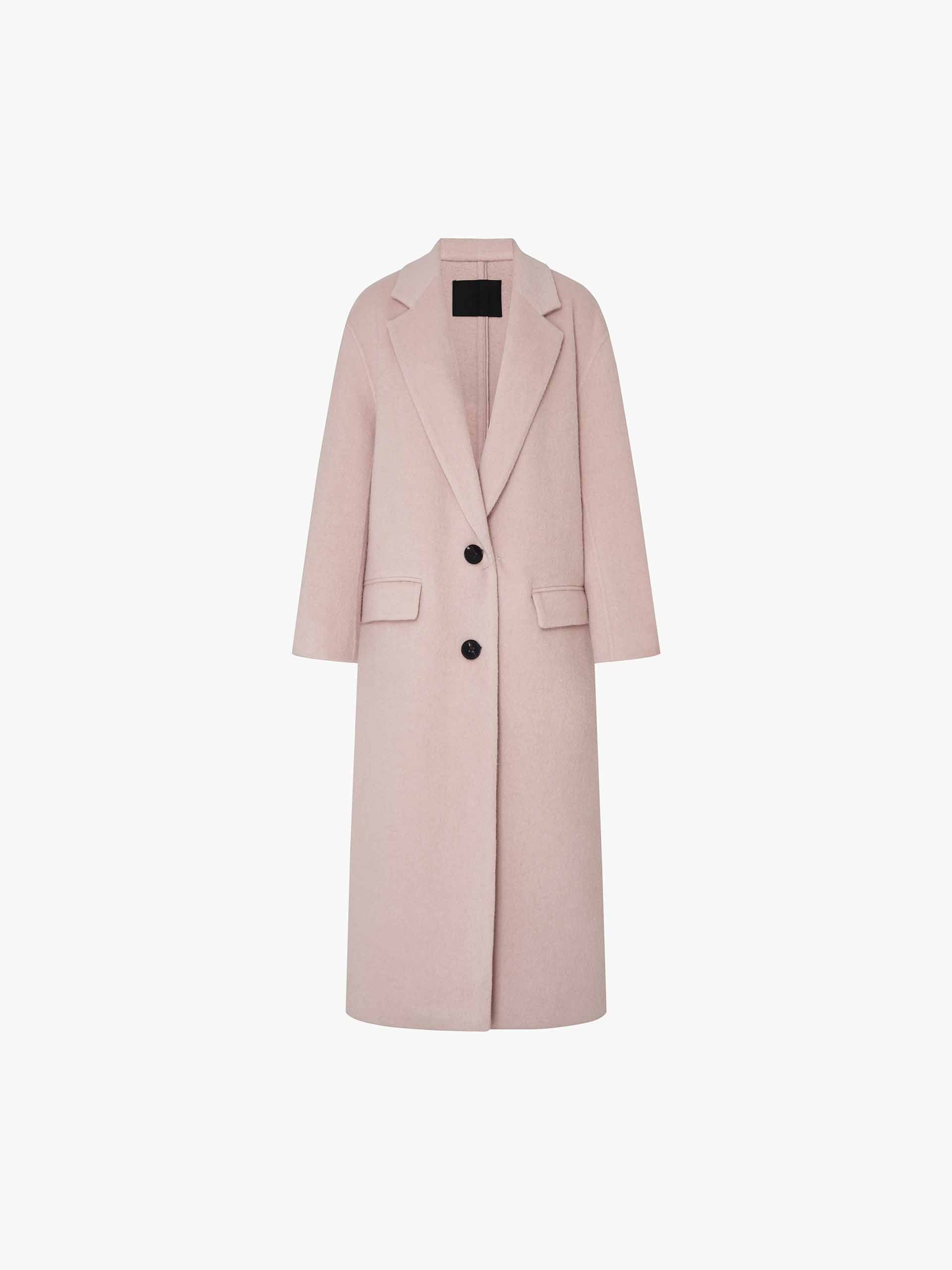 Wool Blend Long Coat