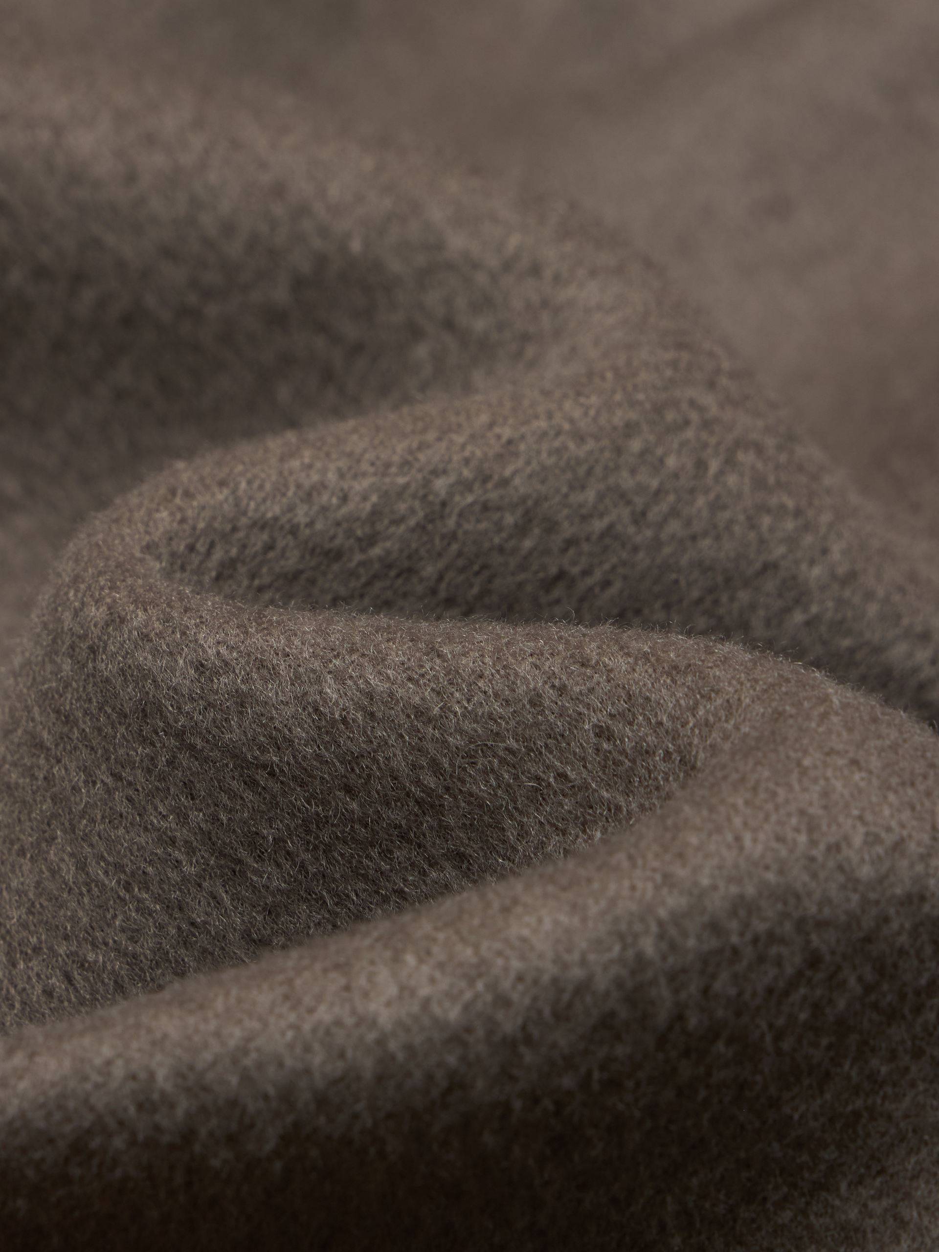 Wool Blend Long Coat
