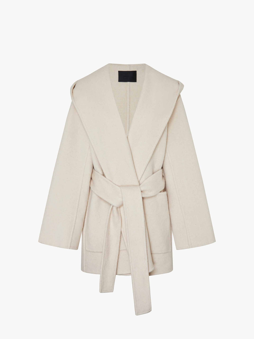Belted Wool Blend Coat