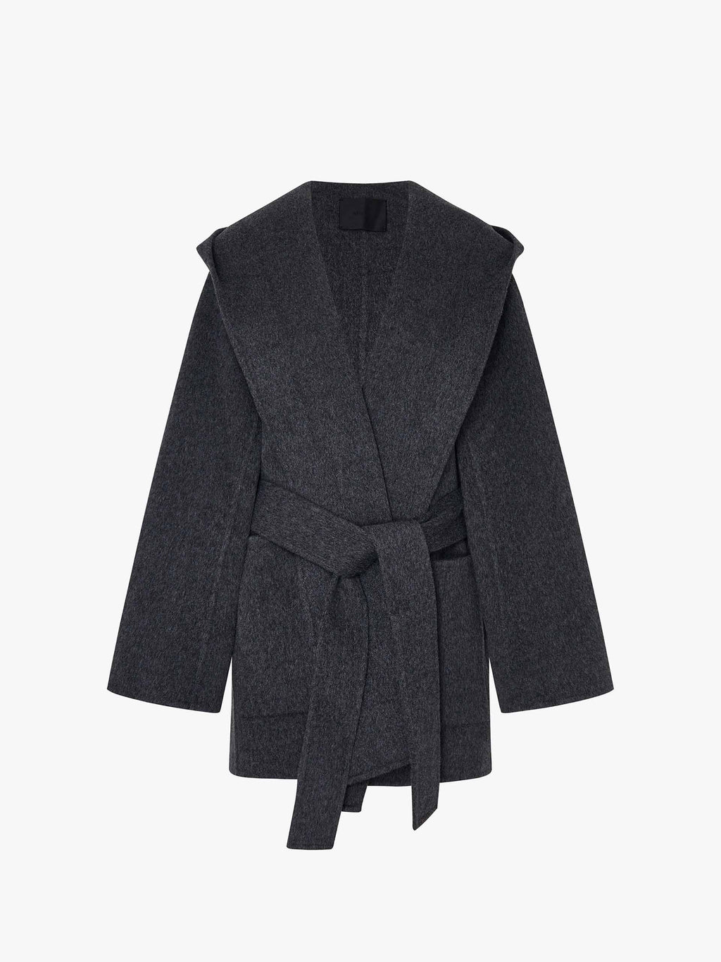 Belted Wool Blend Coat