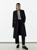 Longline Metal Button Coat