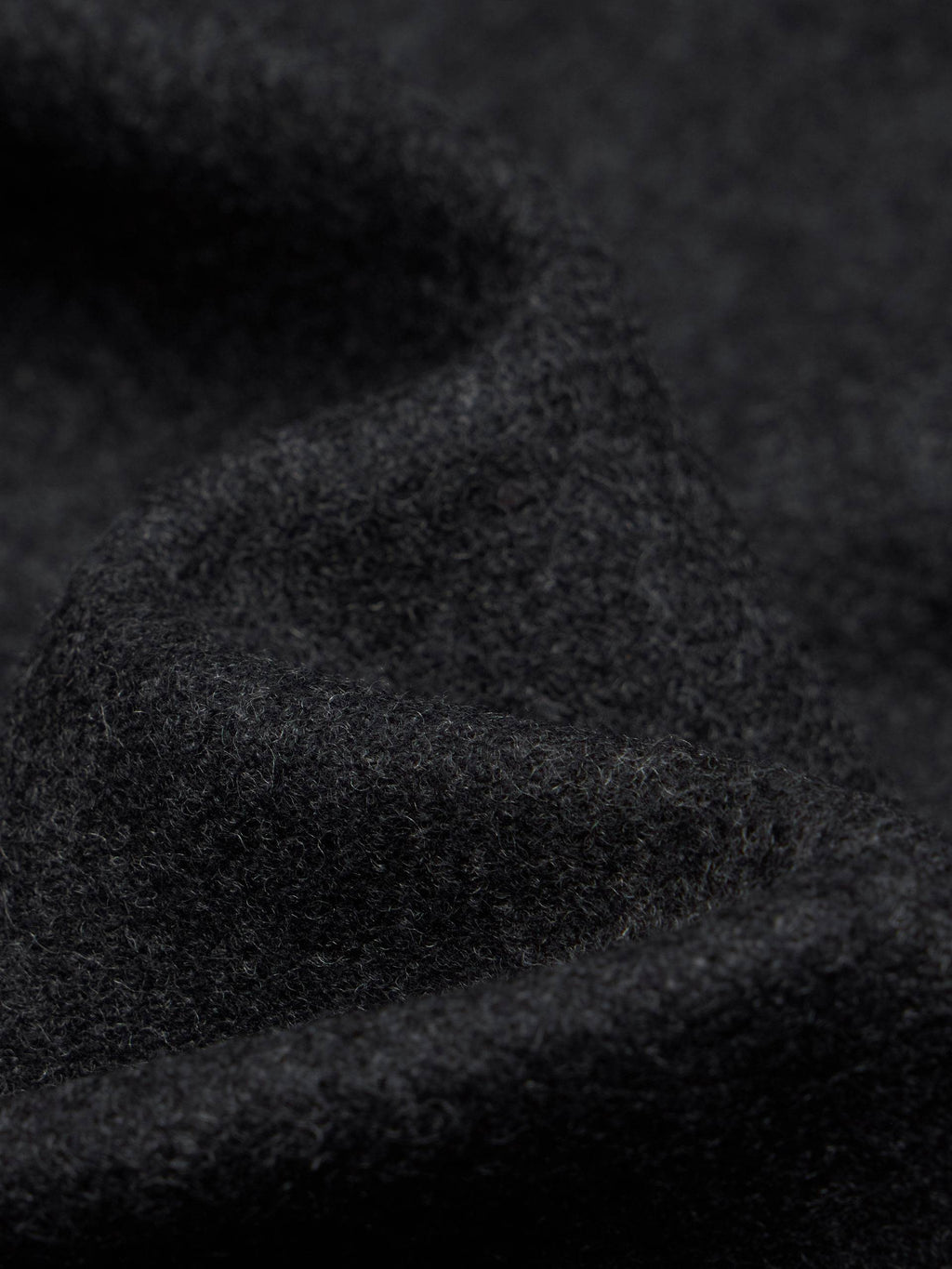 Layered Hooded Wool Coat