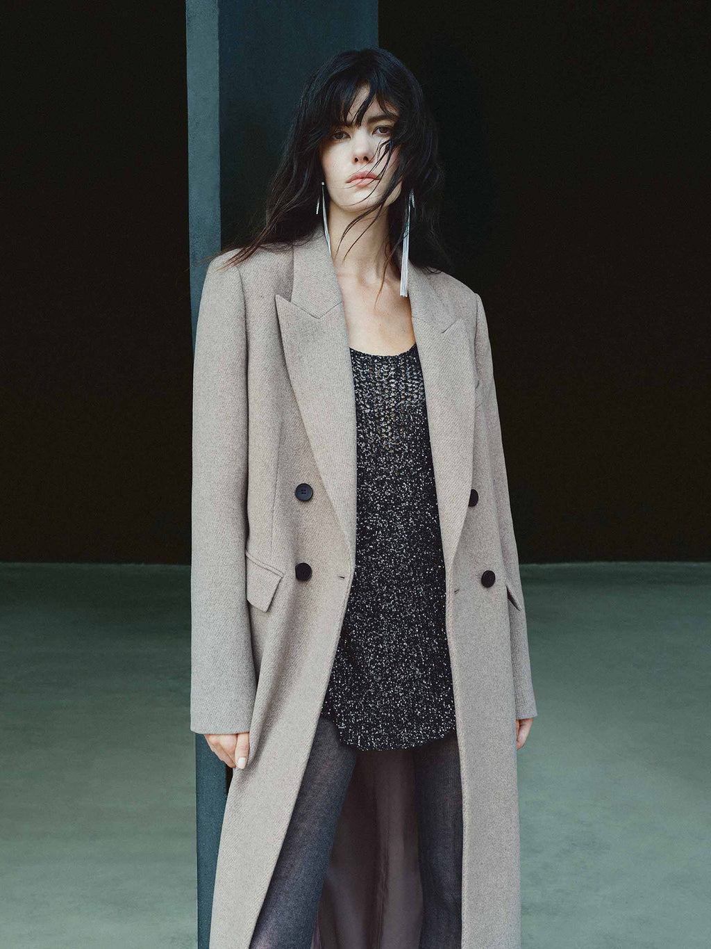 Longline Blazer Overcoat