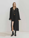 Include Belt Longline Coat