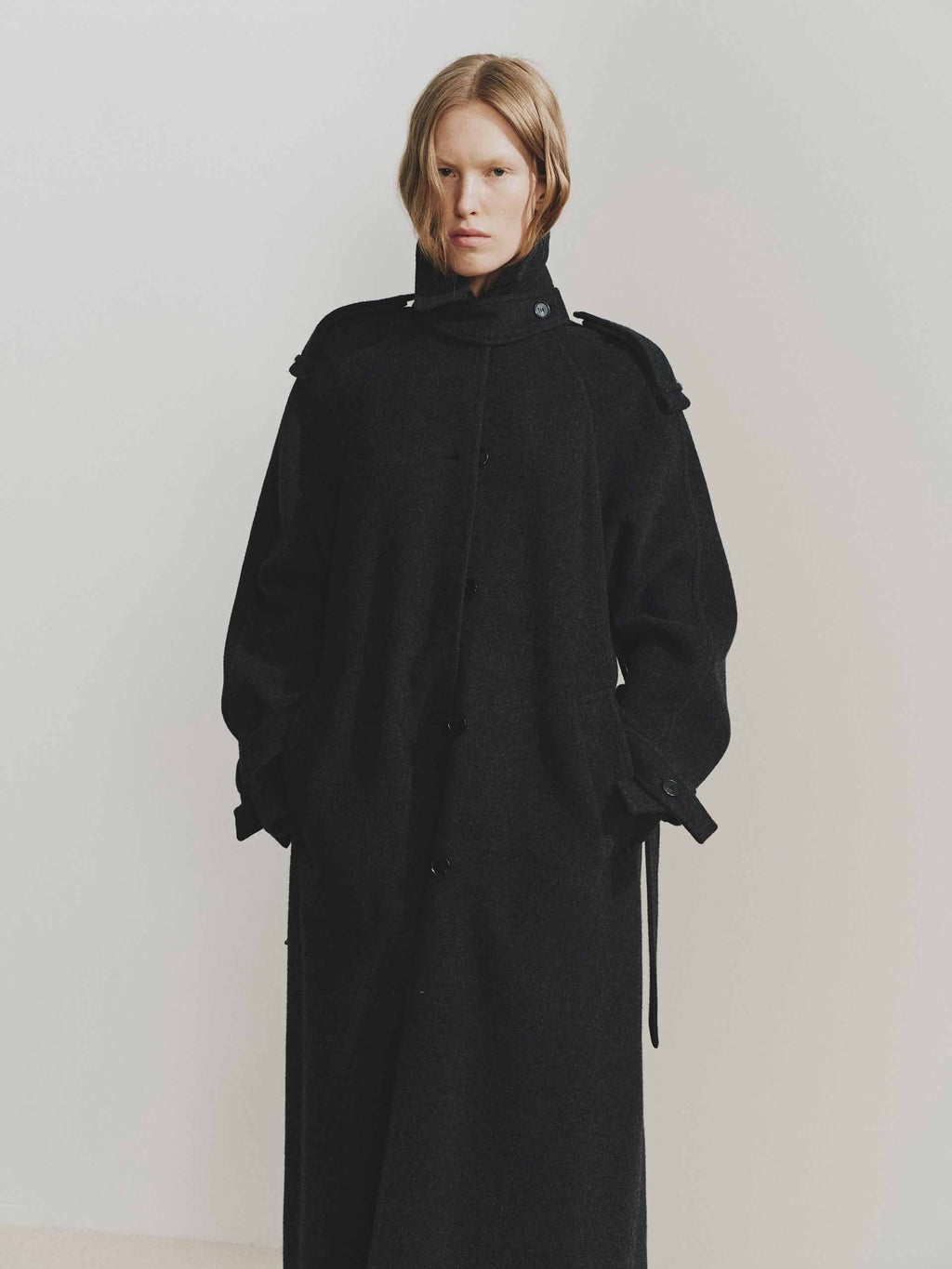 Include Belt Longline Coat