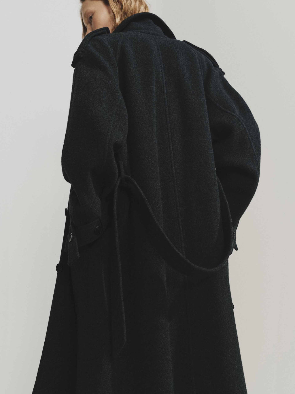 Include Belt Longline Coat