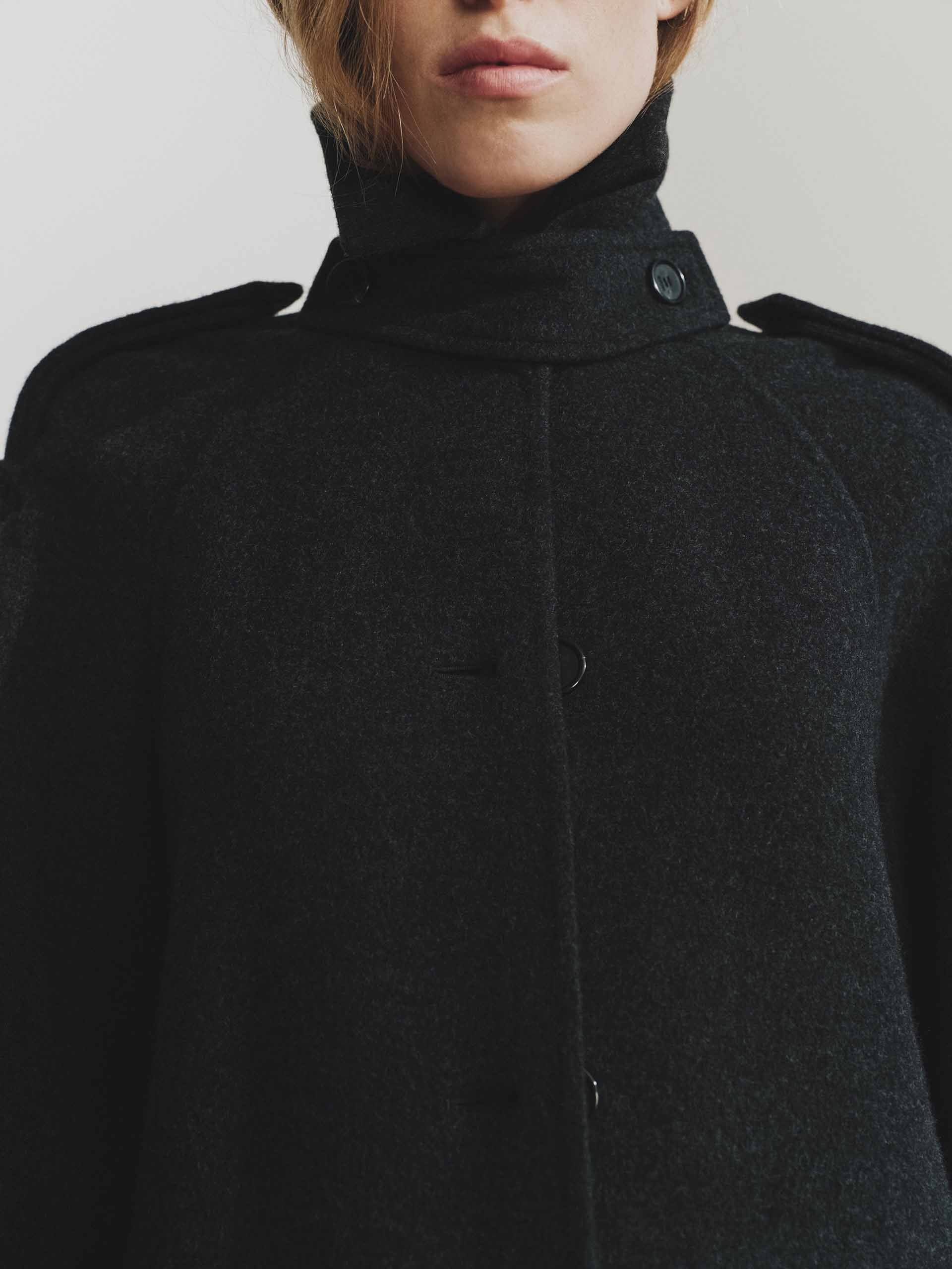 Include Belt Longline Coat