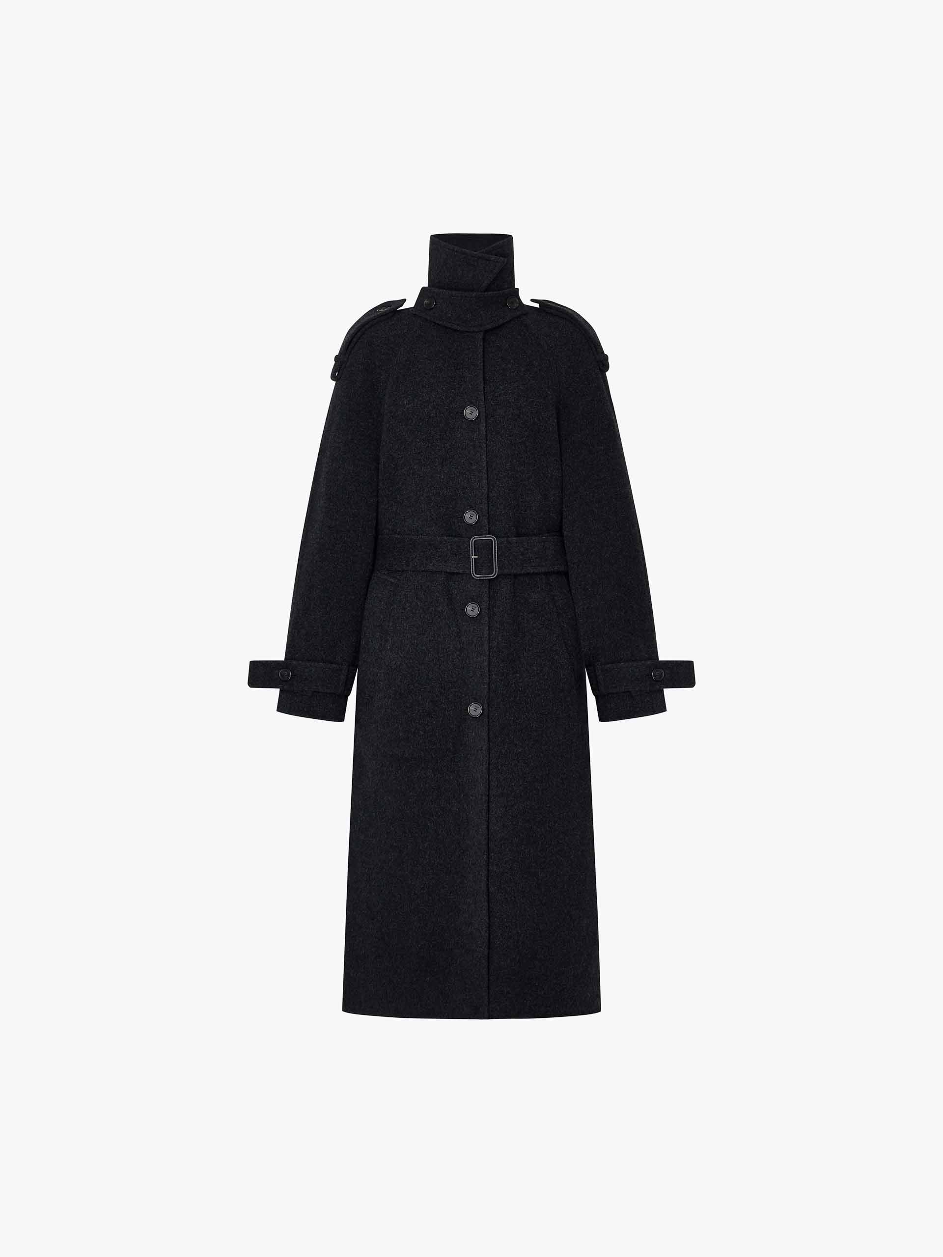 Include Belt Longline Coat